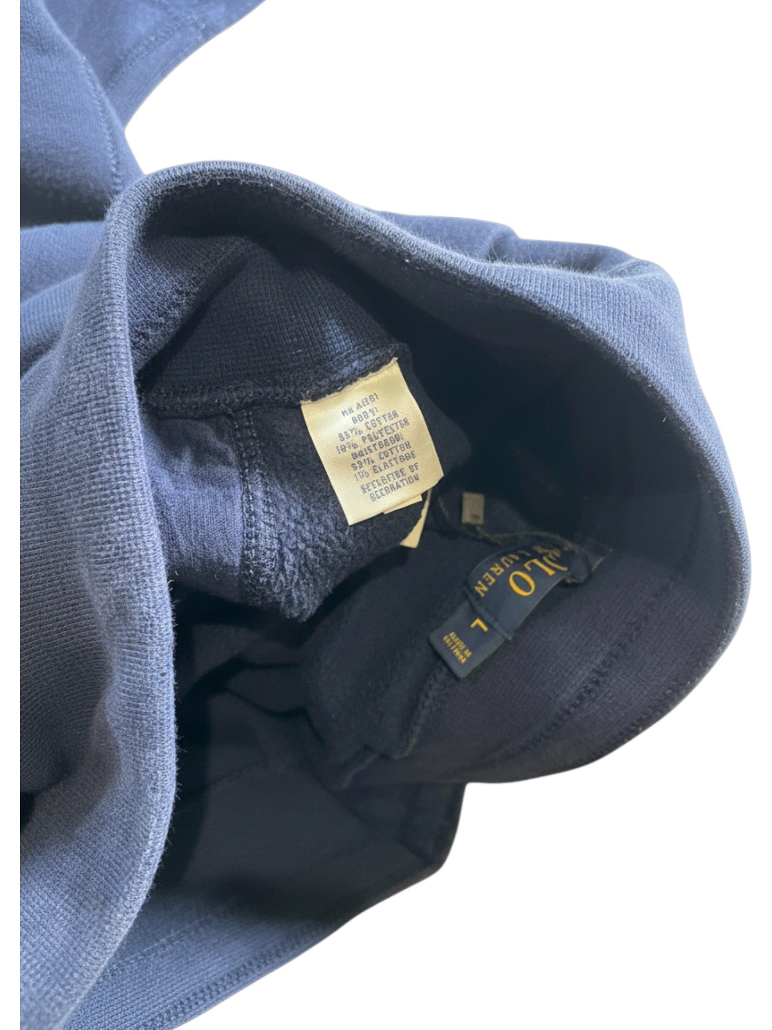 Polo Cuffed Navy Sweats