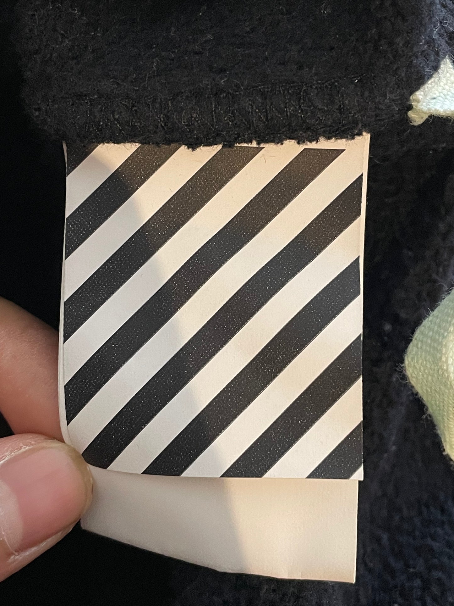 Off White Black Splatter Hoodie