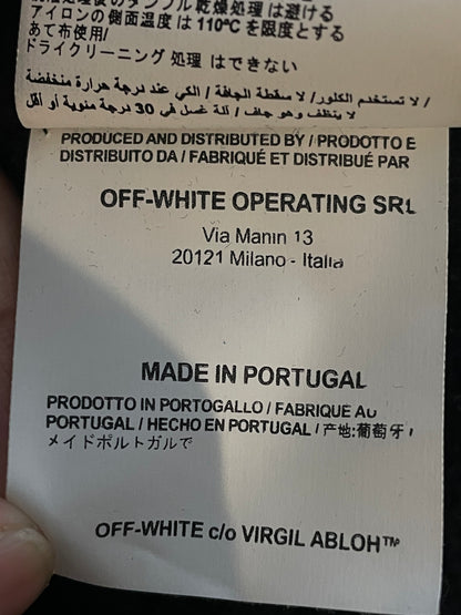 Off White Black Splatter Hoodie