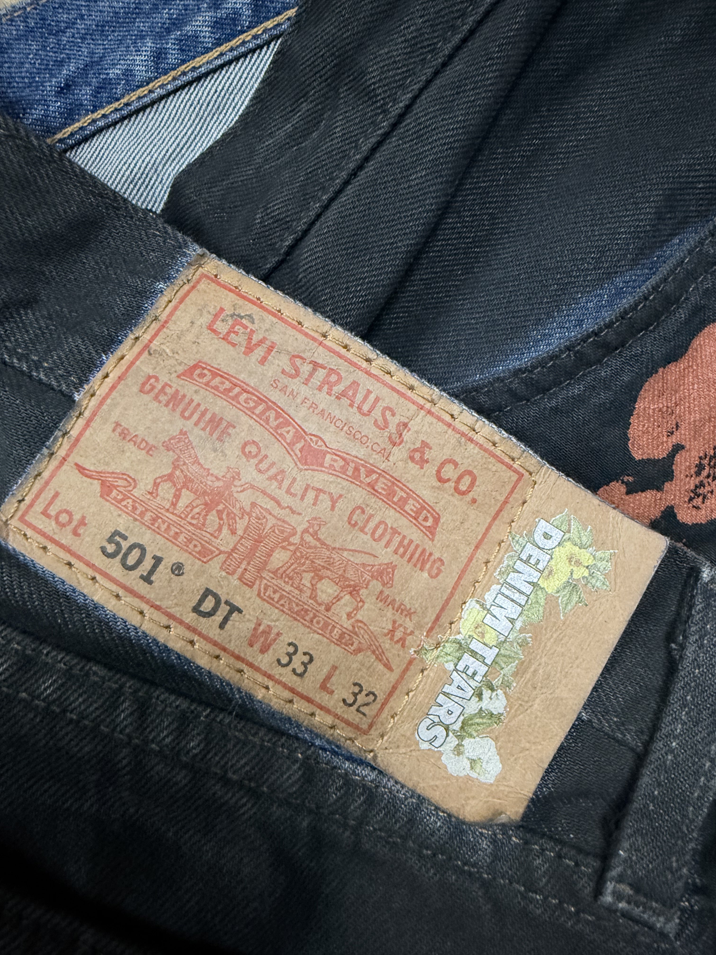 Denim Tears Black & Clay Jeans