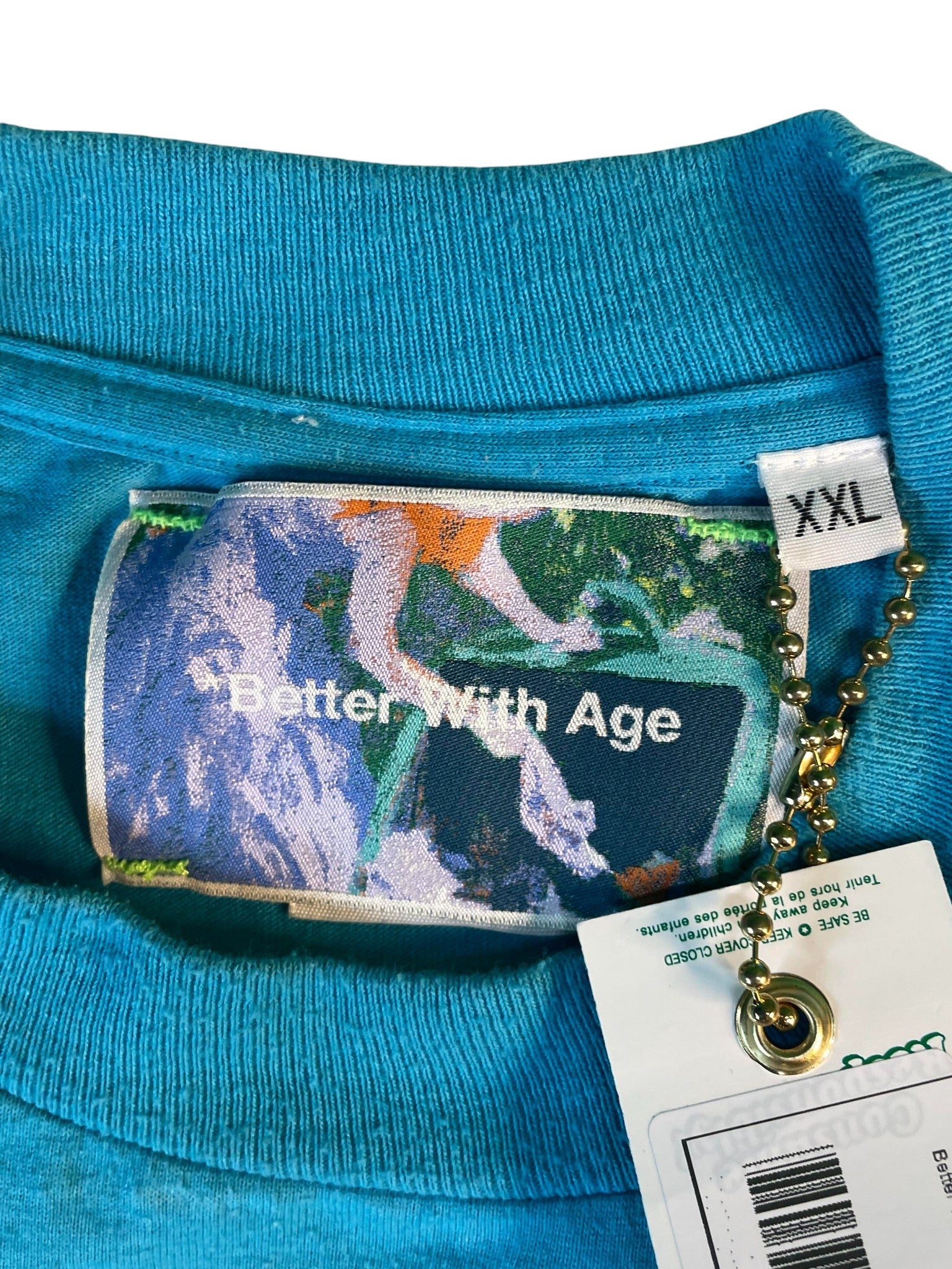 Better With Age Abducted By Aliens Baby Blue Tee