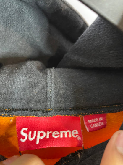 Supreme S Logo Multi Color Hoodie Used Medium