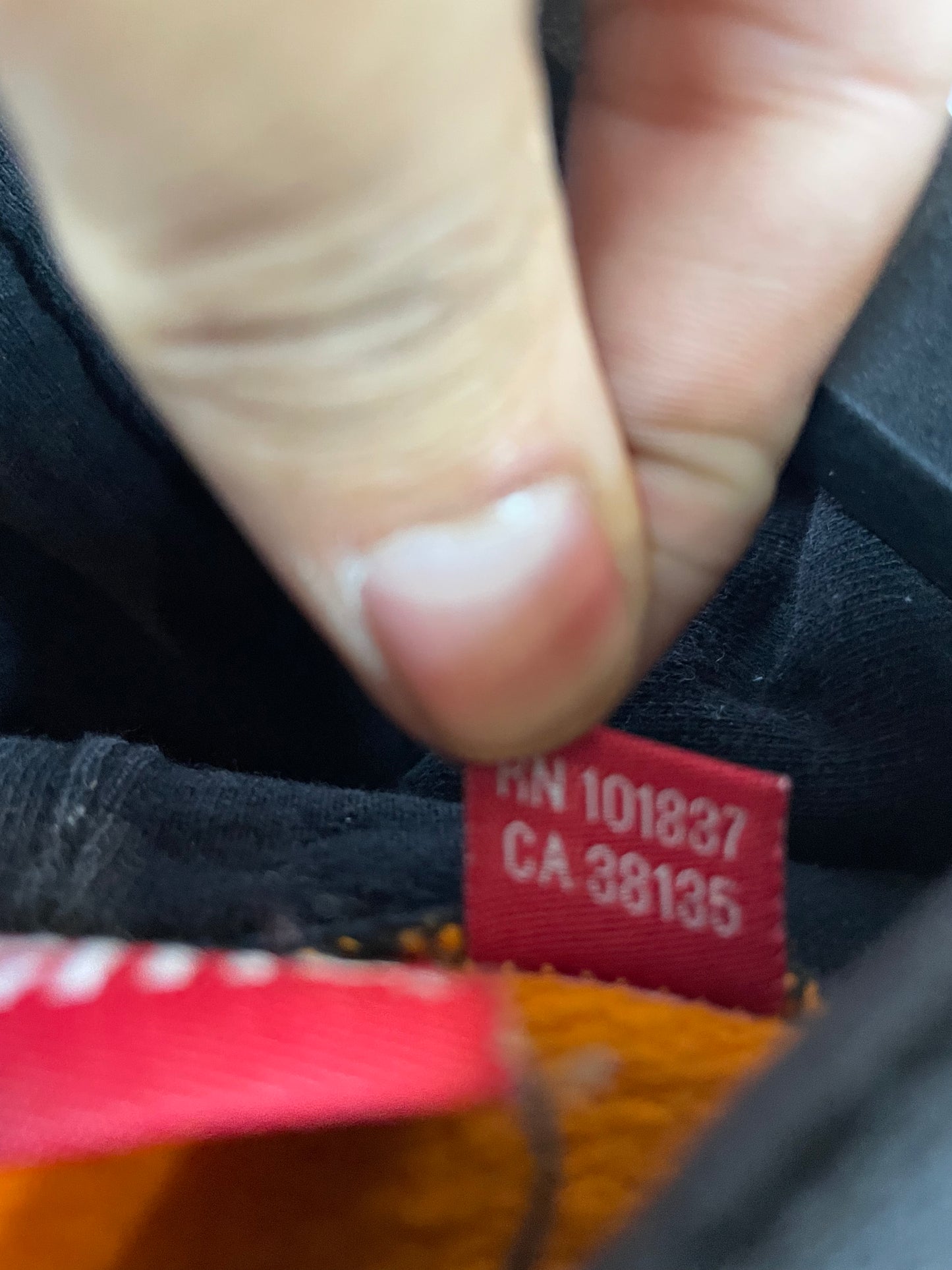 Supreme S Logo Multi Color Hoodie Used Medium