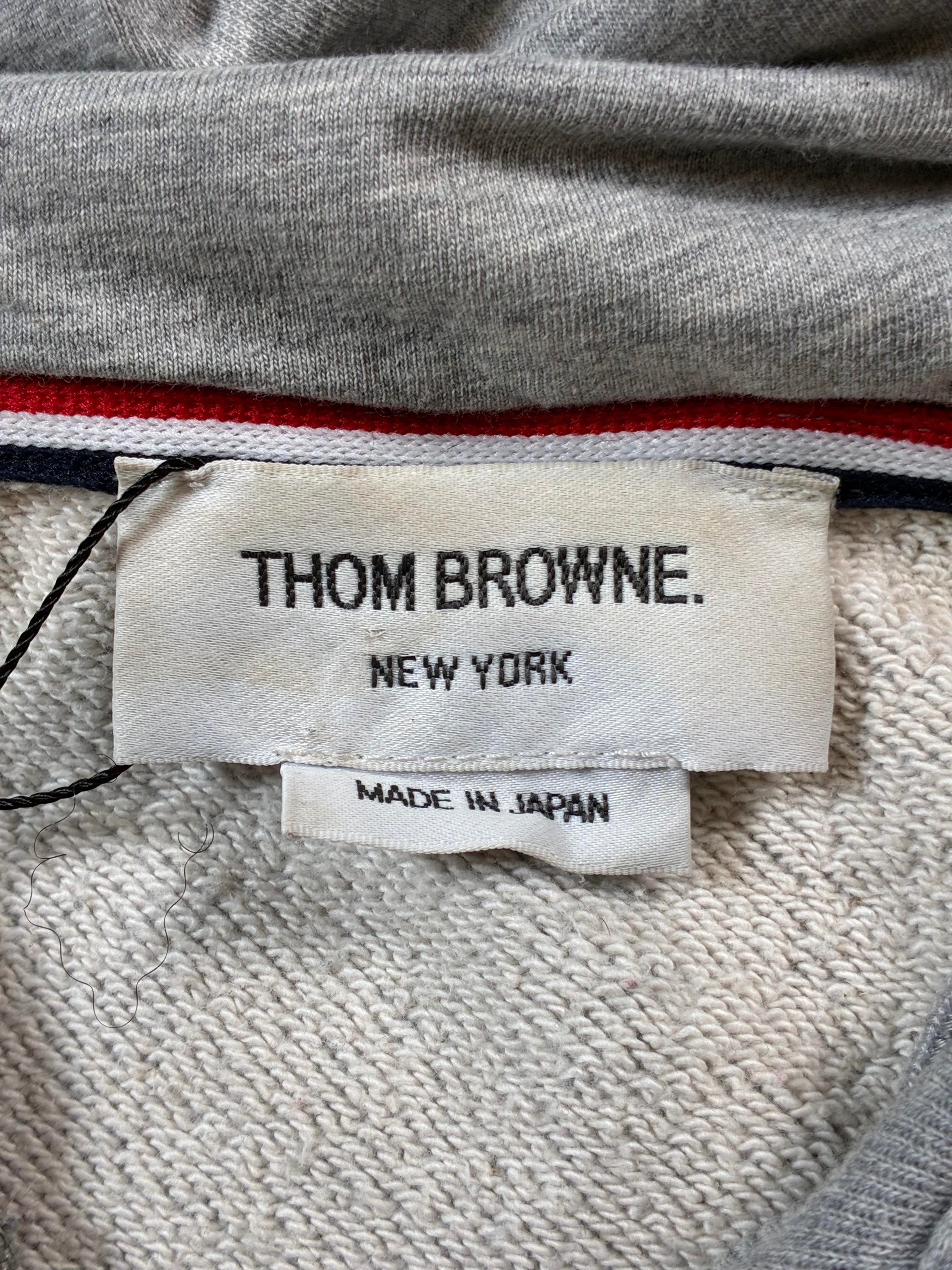 Thom Browne Grey Hoodie