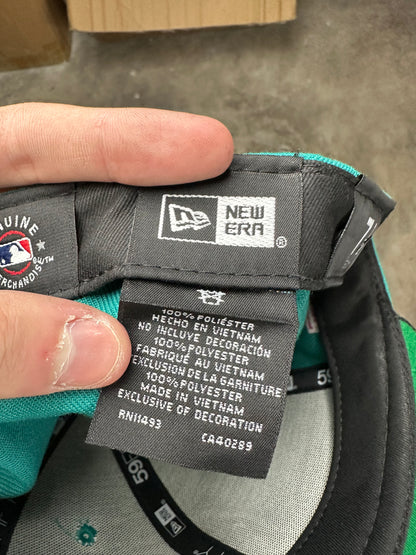 EE Cap NY Teal Pink 7 1/2 DSIP New