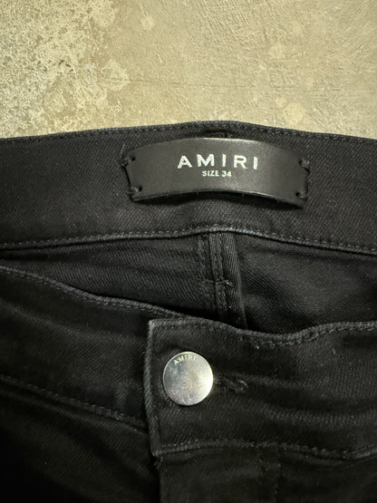 Amiri MX1 Brown Paisley Patch Used 34