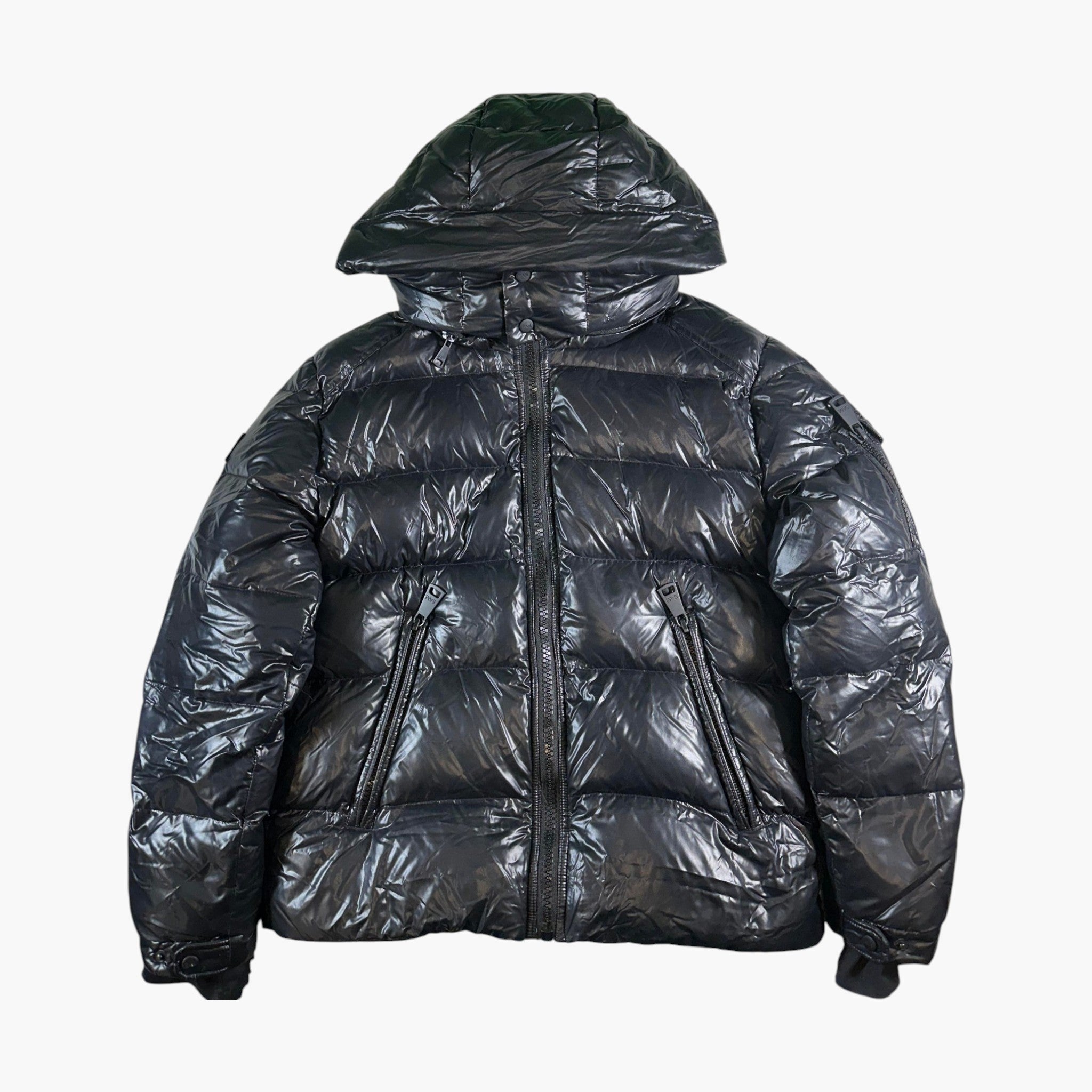 Sams Black Puffer Jacket
