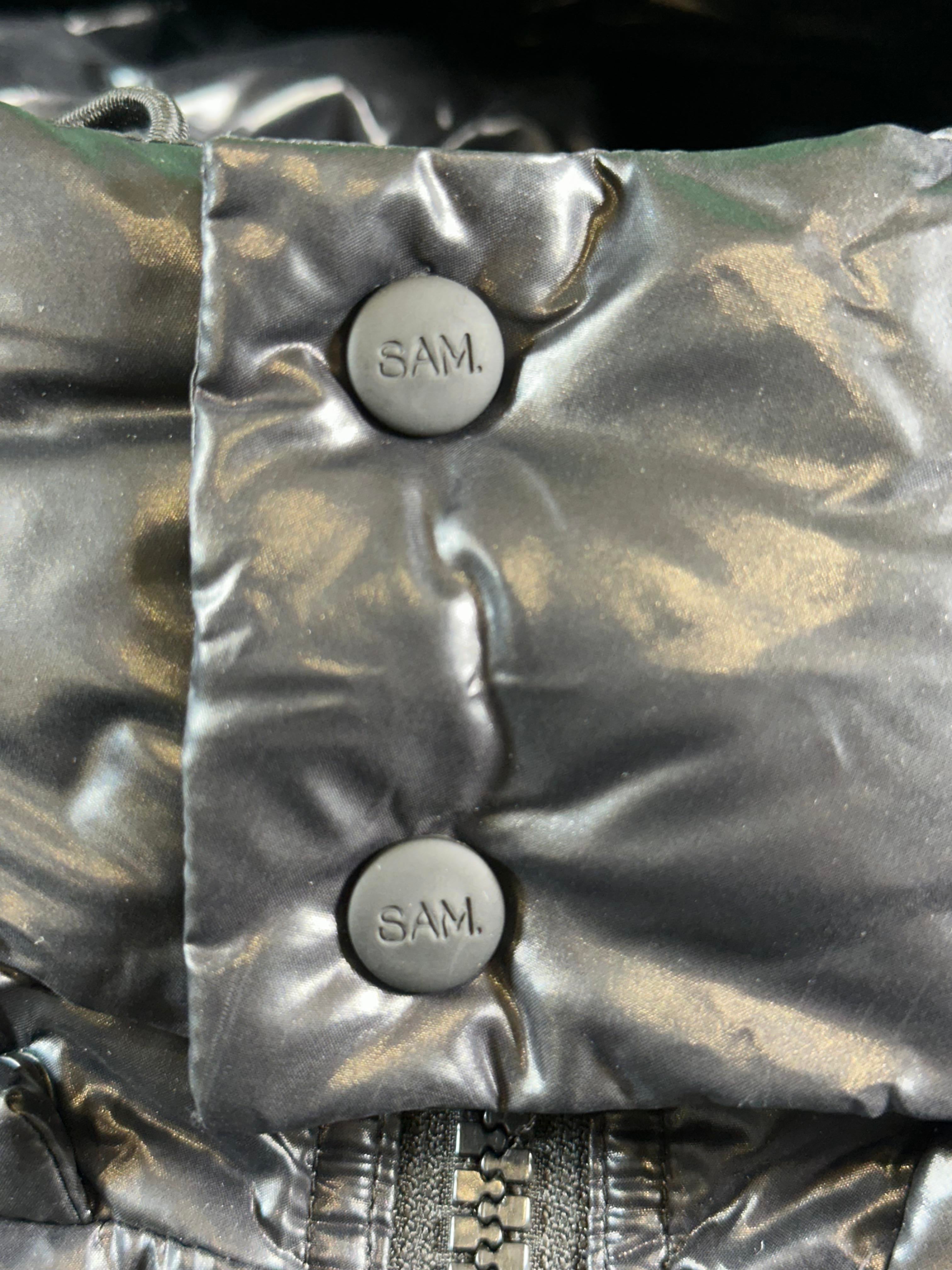 Sams Black Puffer Jacket