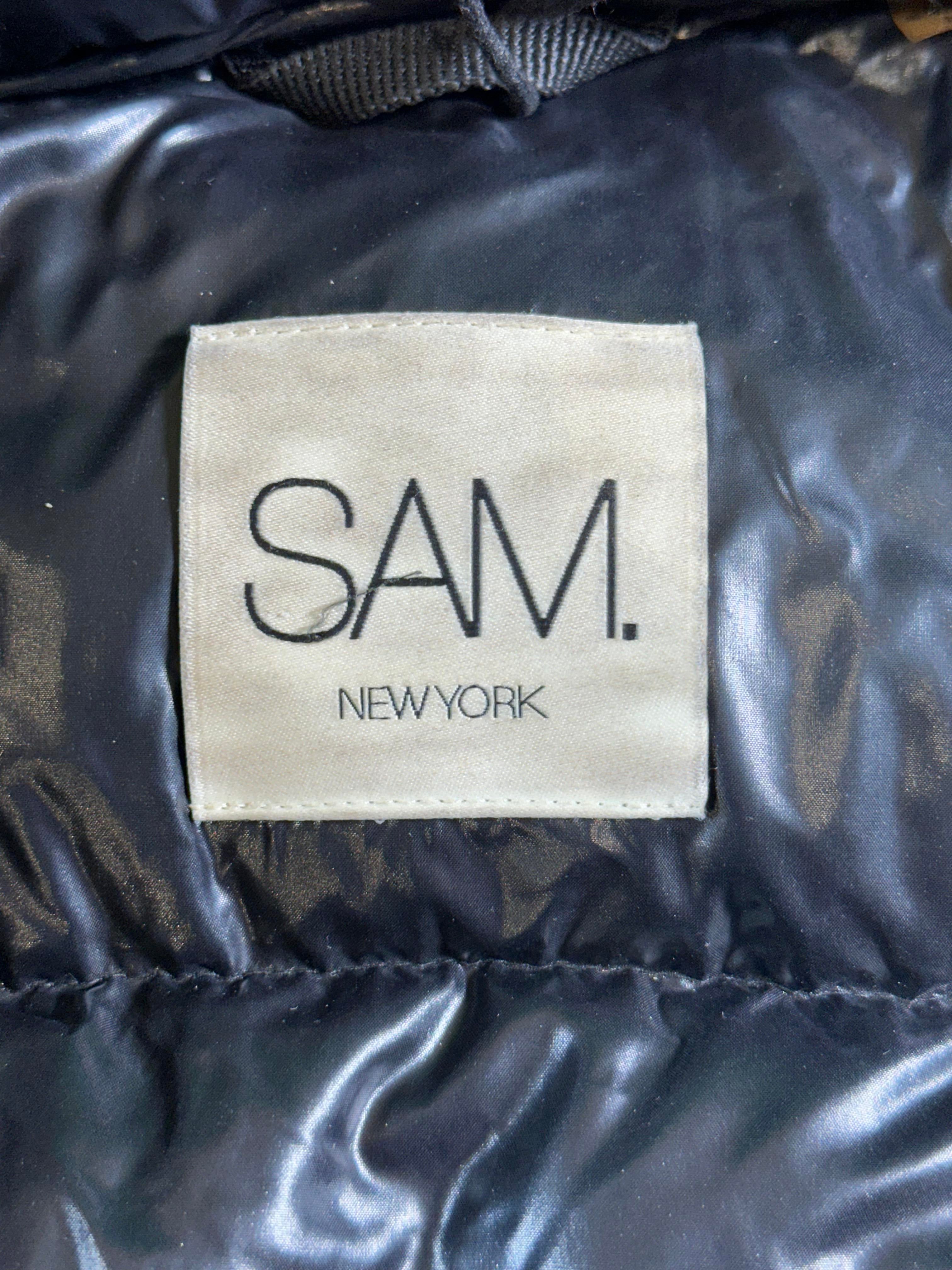 Sams Black Puffer Jacket
