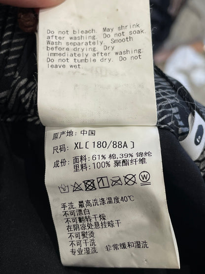 BAPE Mono Black & Silver Camo Track Pants