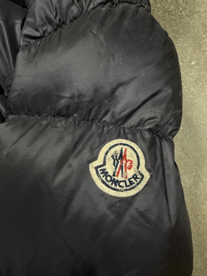 Moncler Puffer Jacket Navy Red White (Repaired) Used 2 (Small)