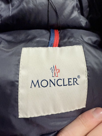 Moncler Puffer Jacket Navy Red White (Repaired) Used 2 (Small)