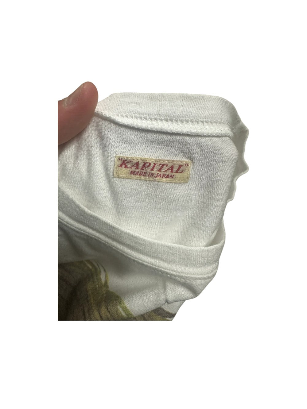 Kapital Nest Egg White Sleeveless Tee