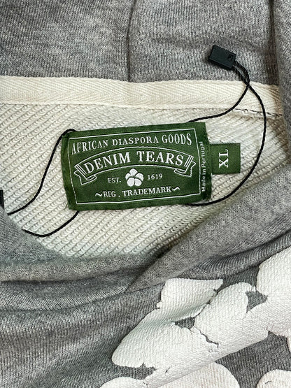 Denim Tears Flower Grey Sweatsuit