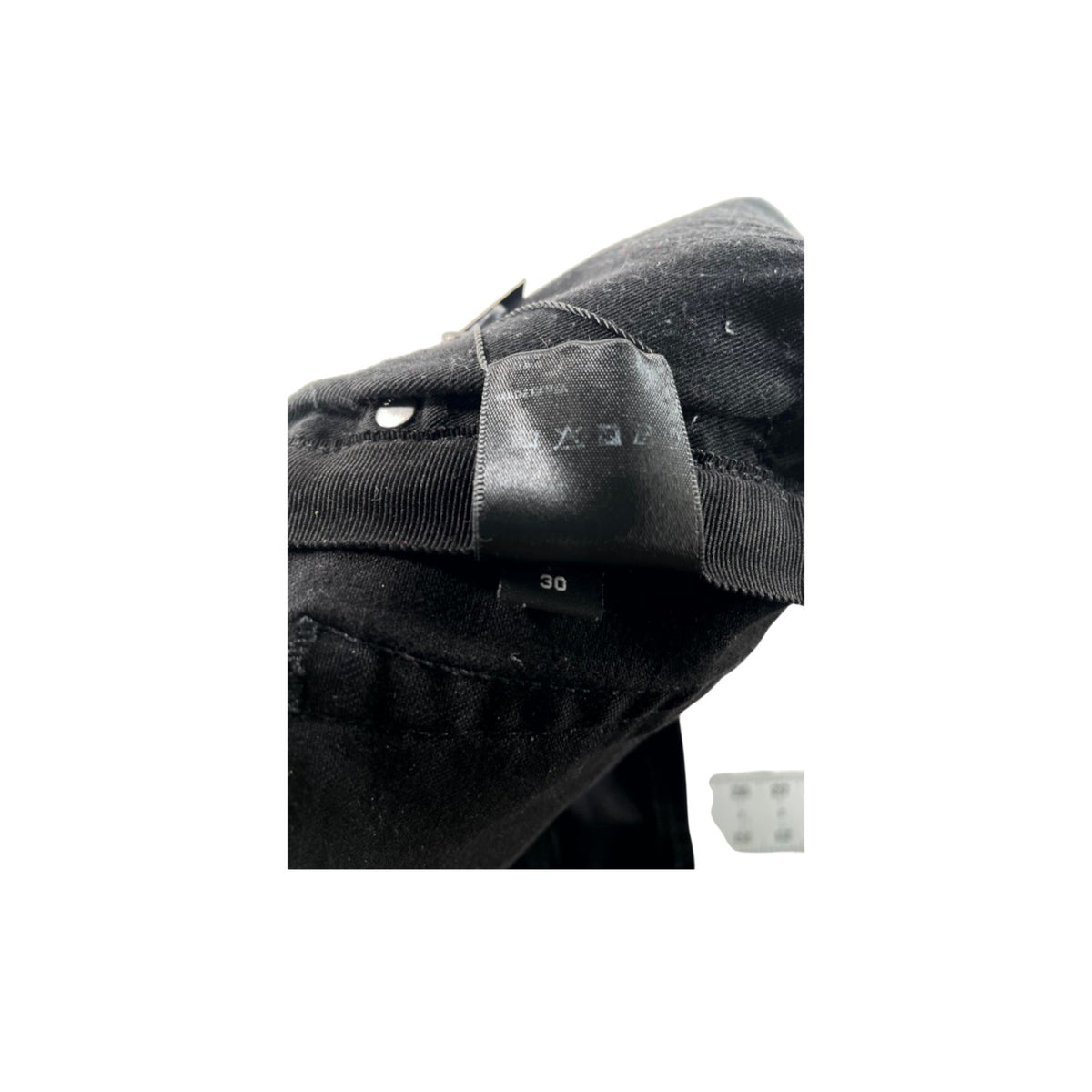 Amiri Serif Side Logo Black Jeans