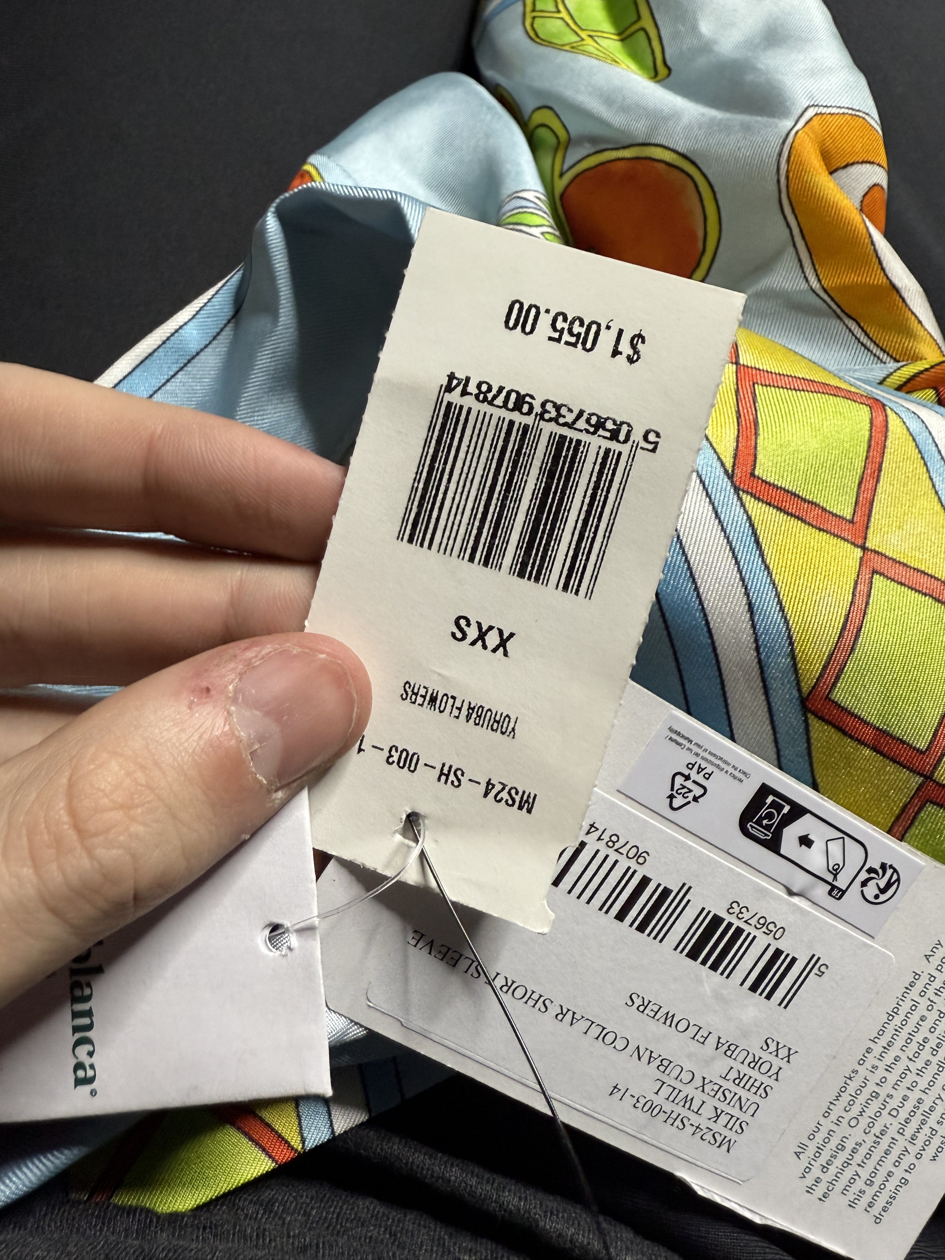 Casablanca Silk Floral Button Up New XXS (Fits Medium) With Tags