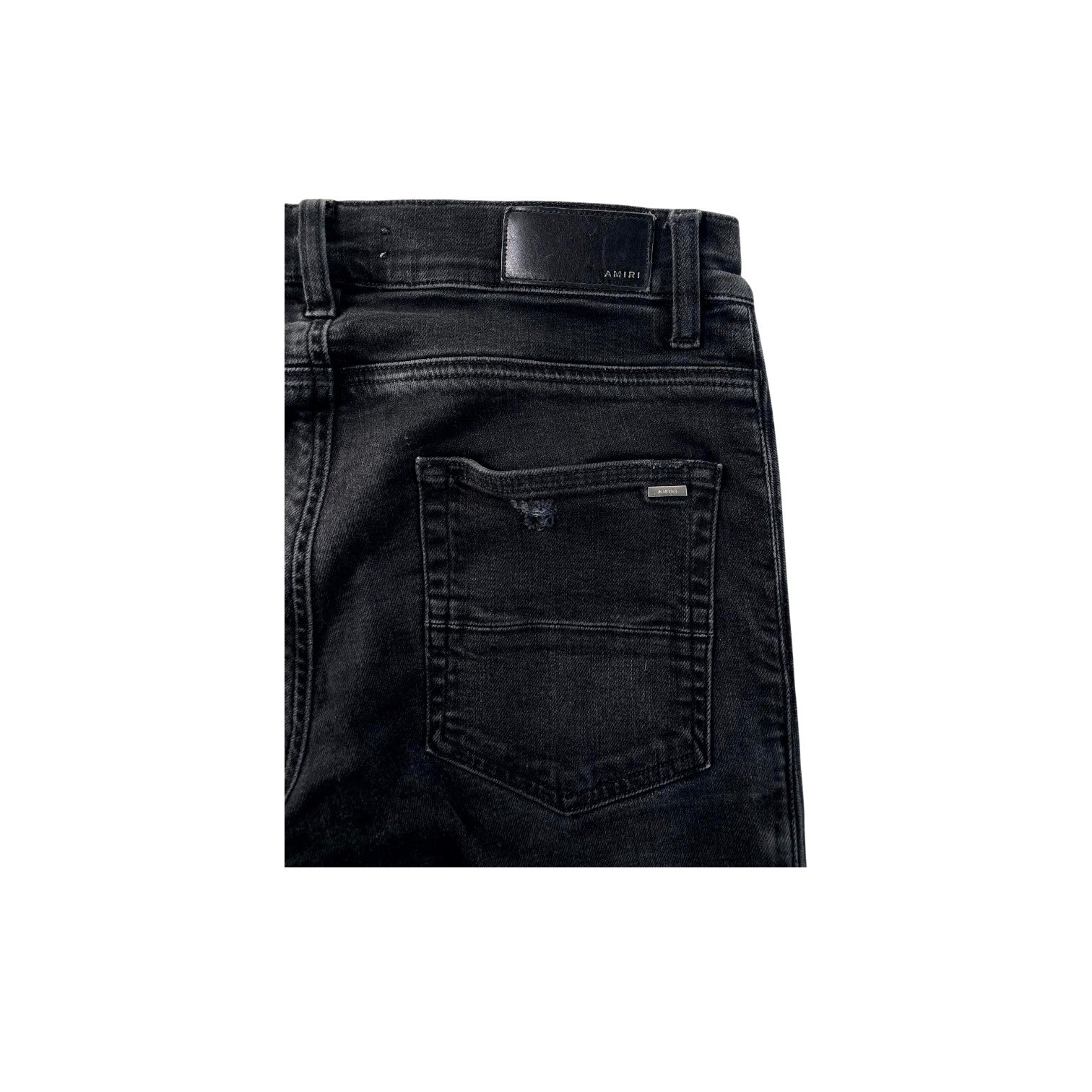 Amiri "MX2" Side Zipper Black Jeans