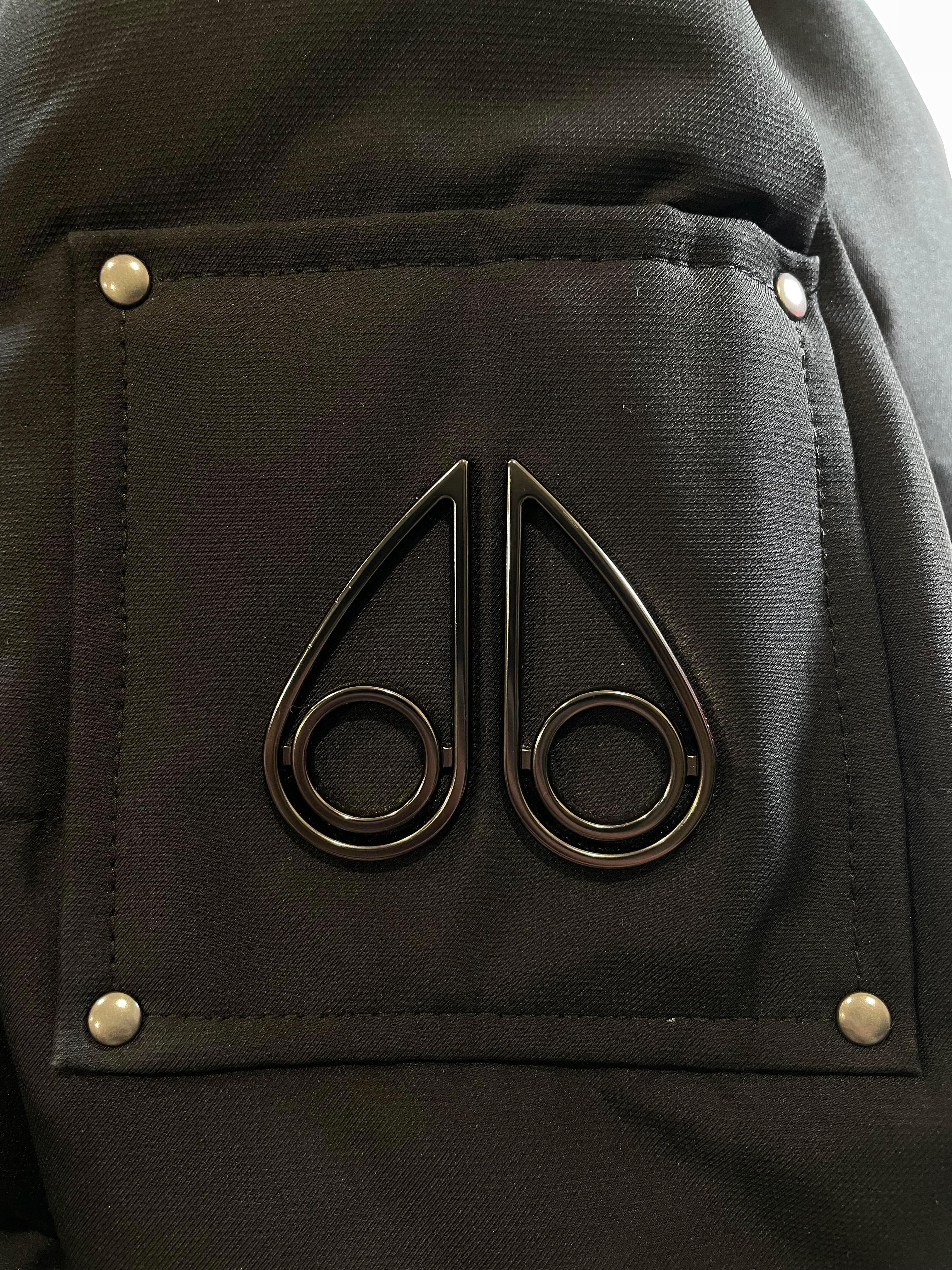 Moose Knuckles 'Black Cloud' Black Puffer Jacket