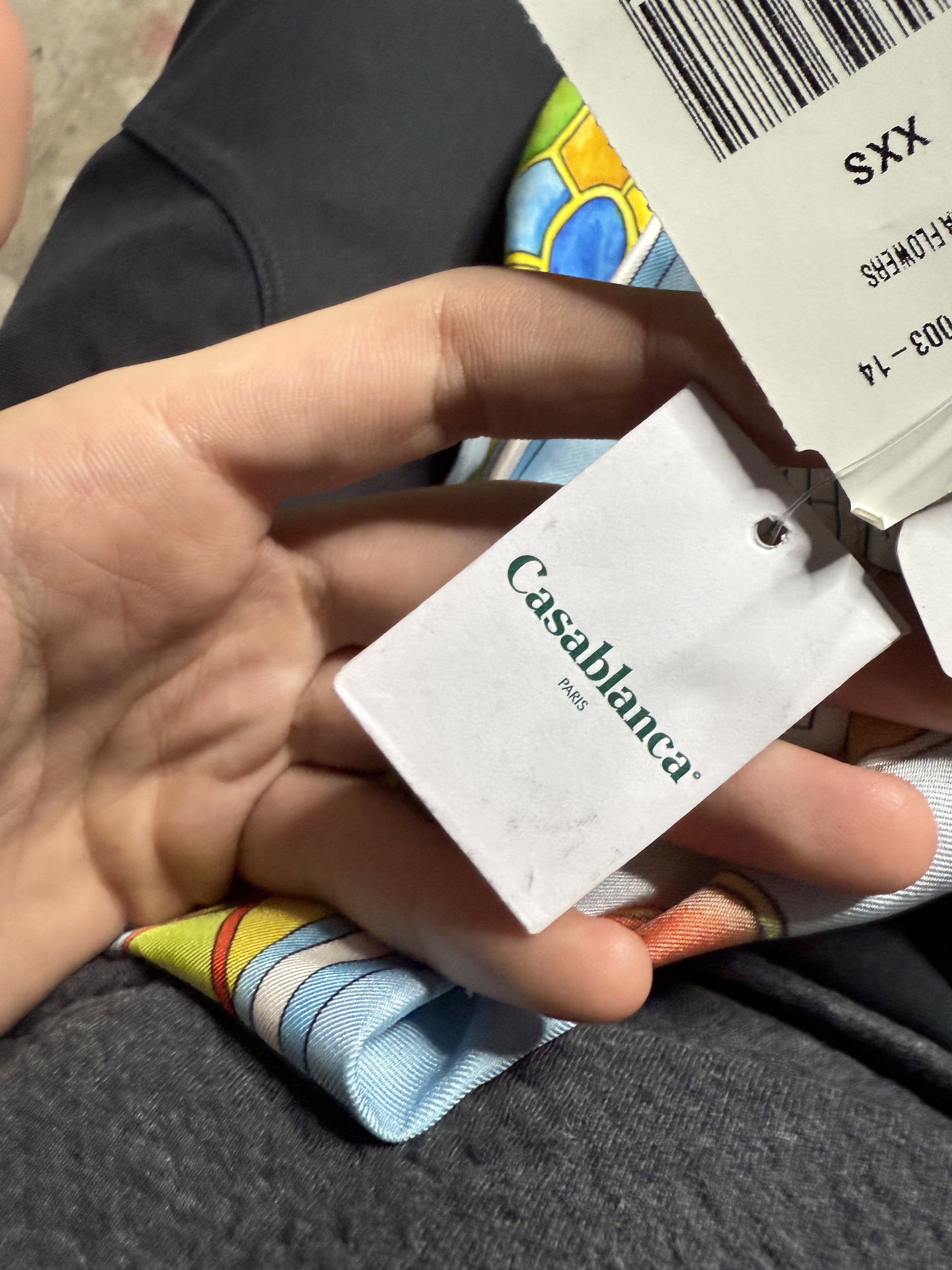 Casablanca Silk Floral Button Up New XXS (Fits Medium) With Tags