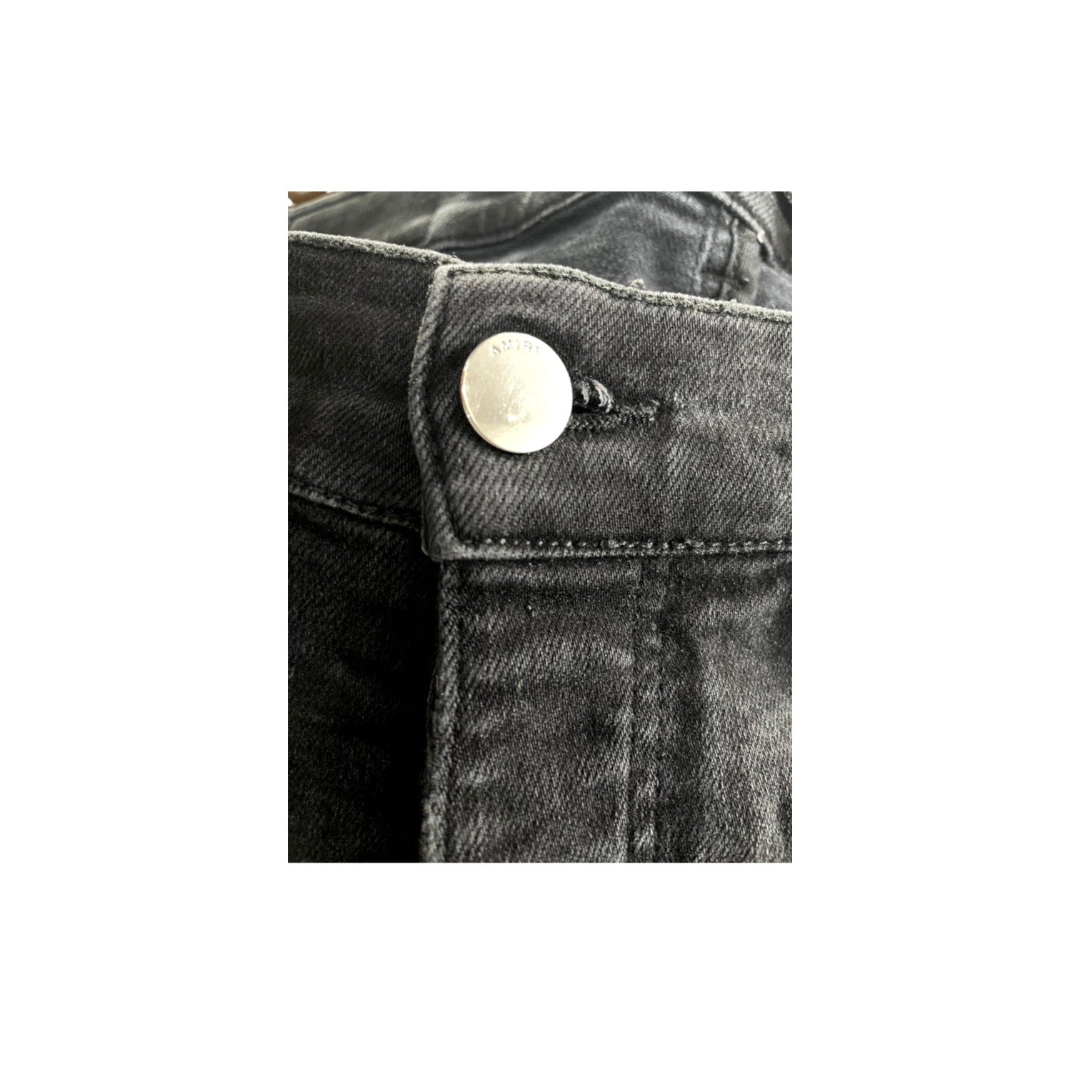 Amiri "MX2" Side Zipper Black Jeans