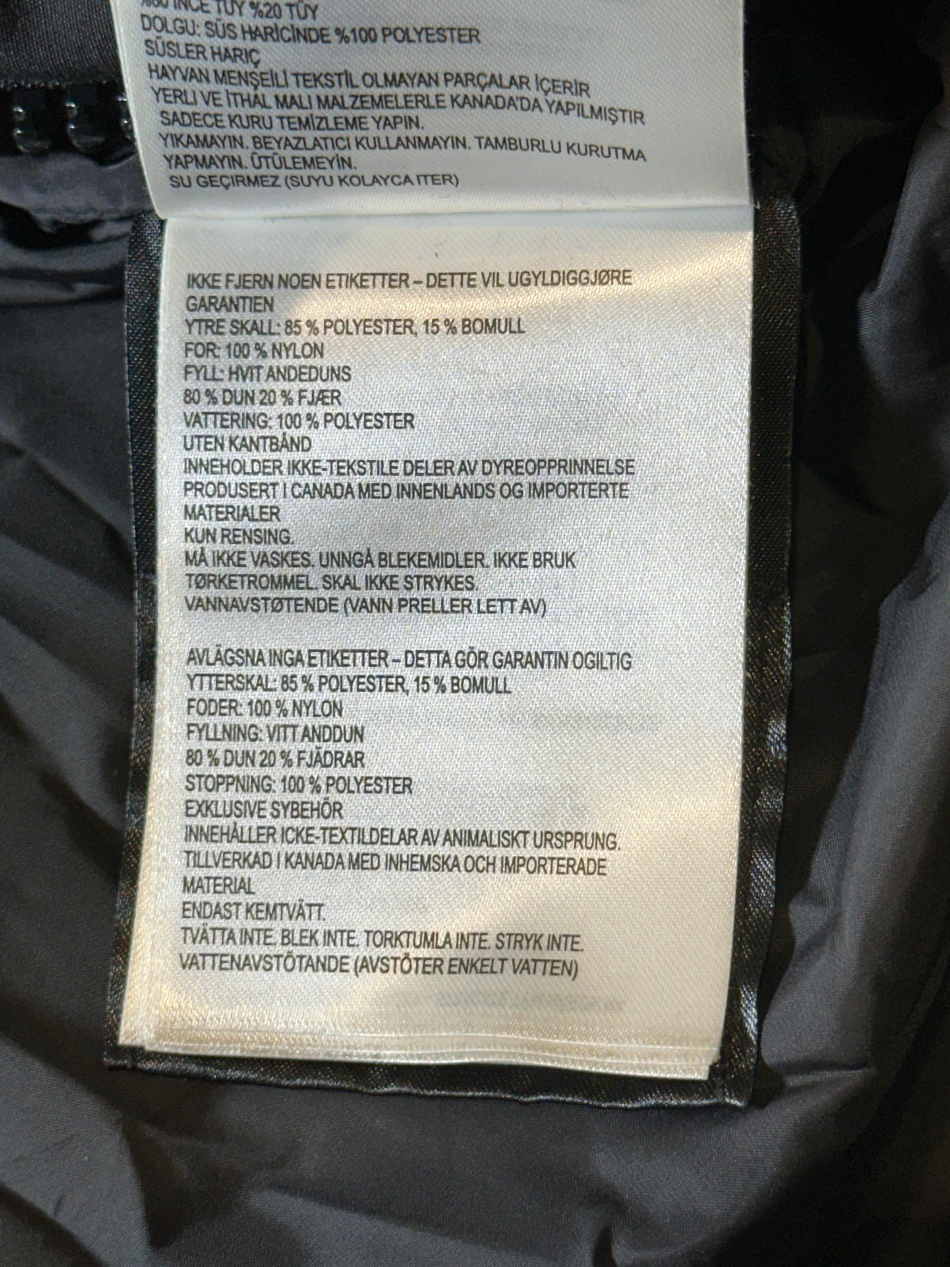 Canada Goose Macmilan Black Parka