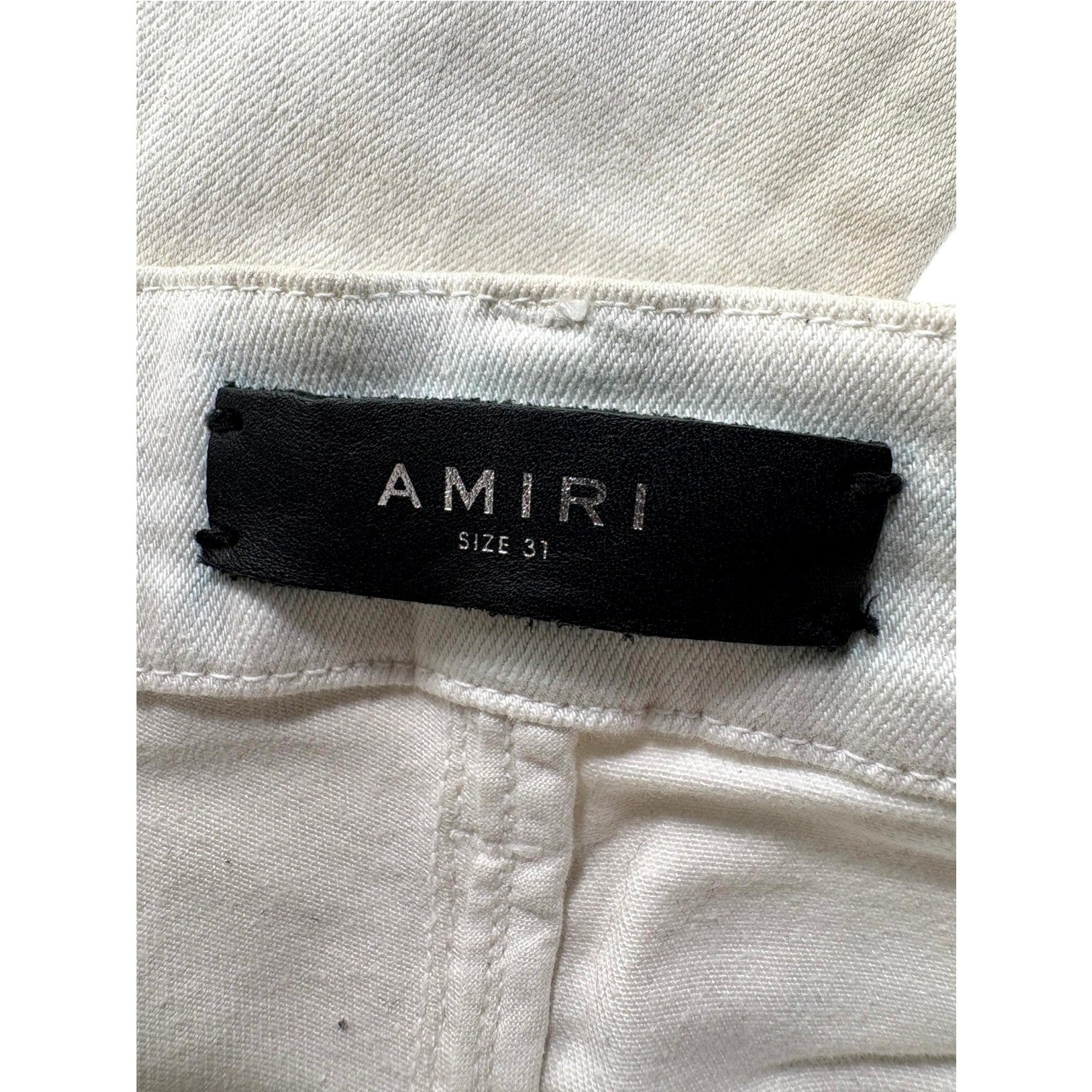 Amiri Stripe White & Black Jeans