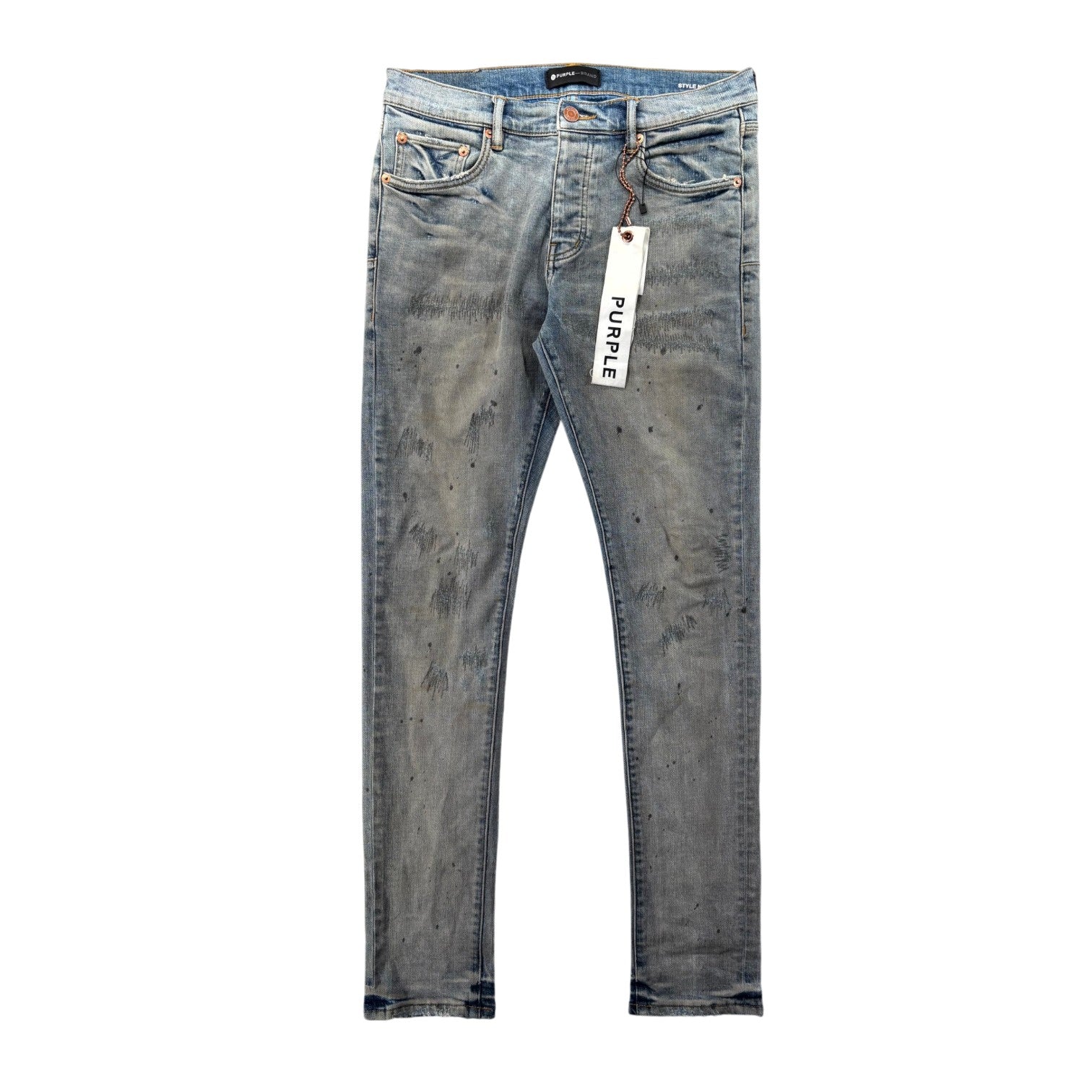 Purple Light Wash Jeans