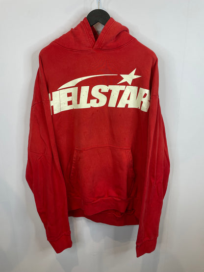 Hellstar Hoodie Red Sport Logo Used XXL