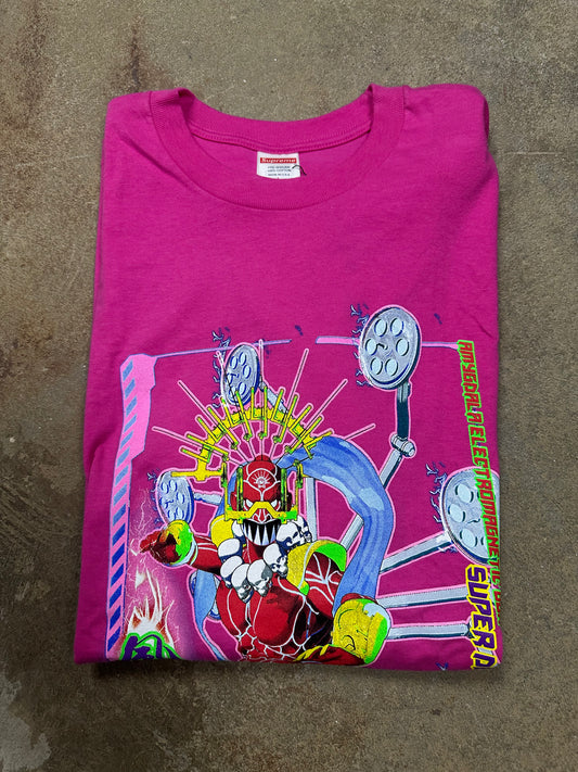 Supreme Electro Tee Pink Large New