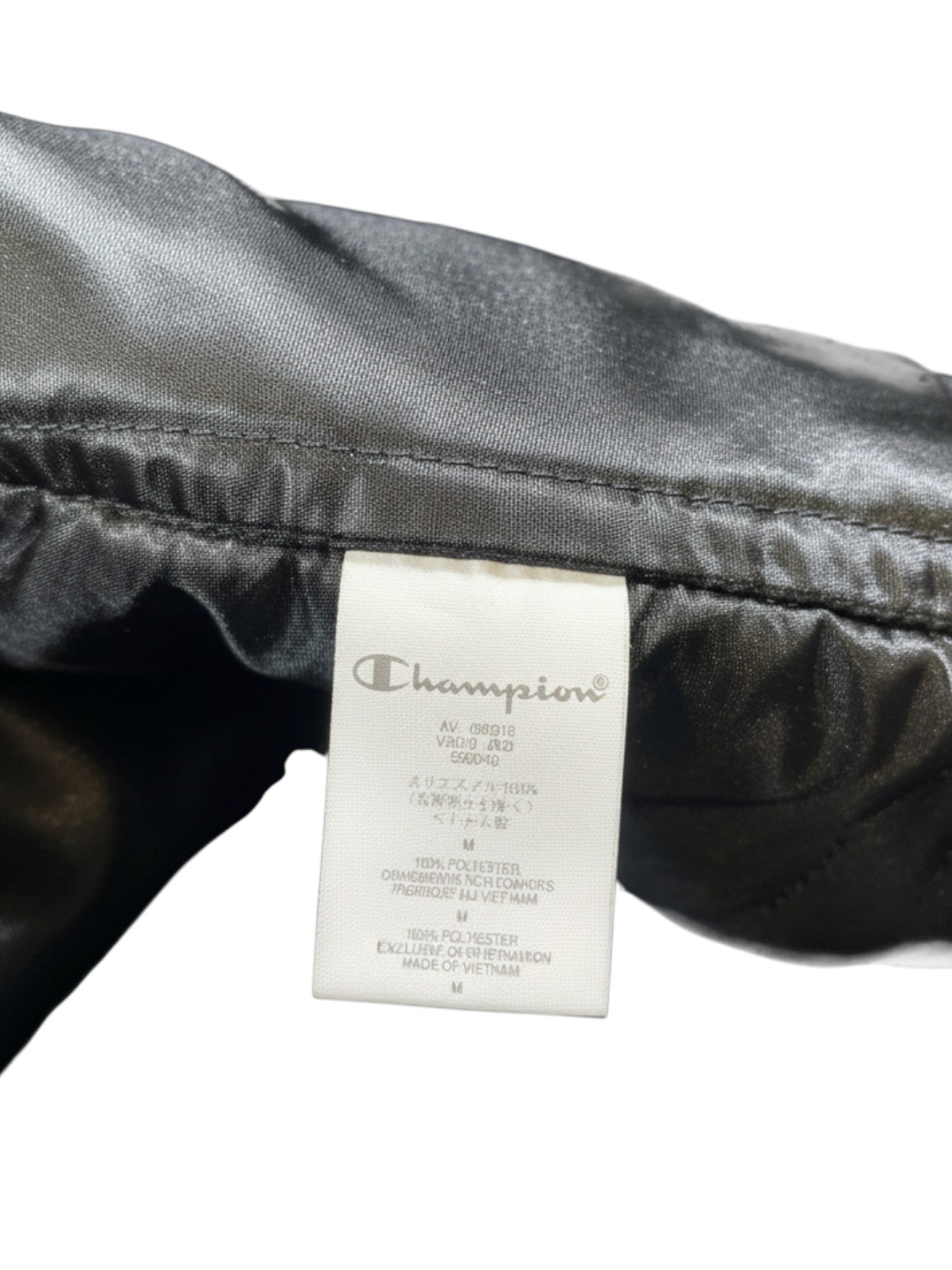 Supreme Champion Black Hooded Varsity Jacket