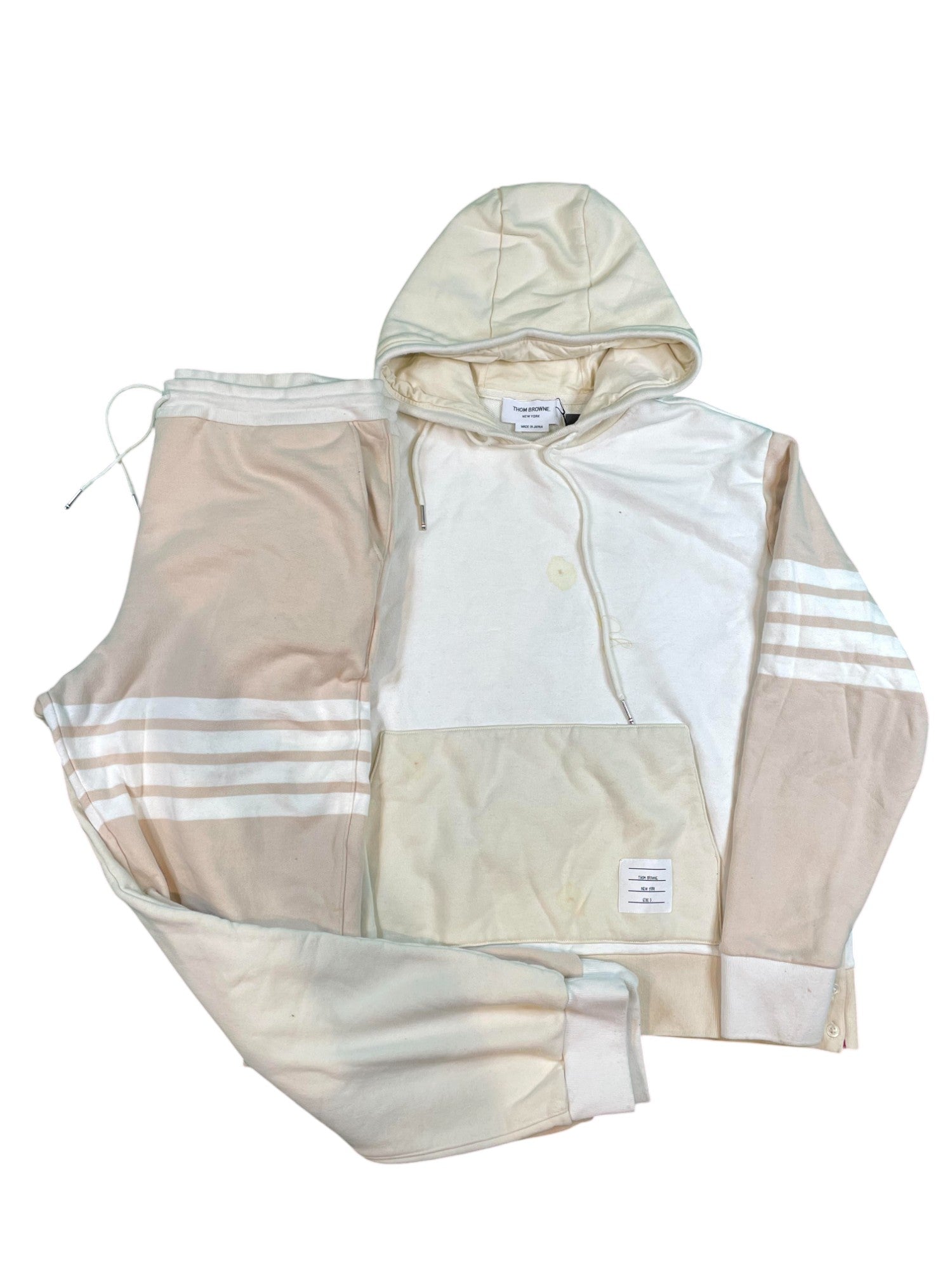 Thom Browne Sweatsuit Cream Beige