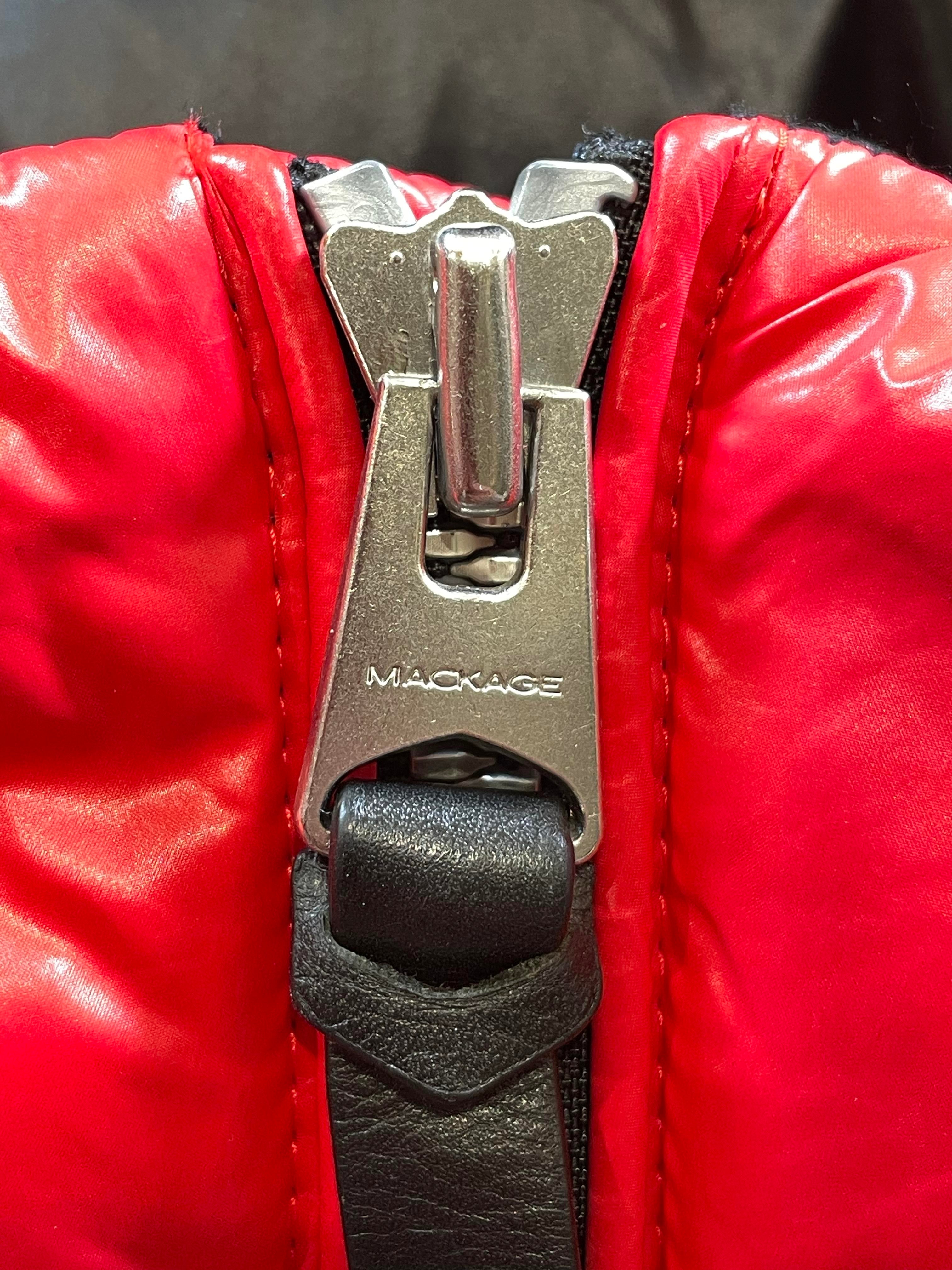 Mackage Red Puffer Jacket