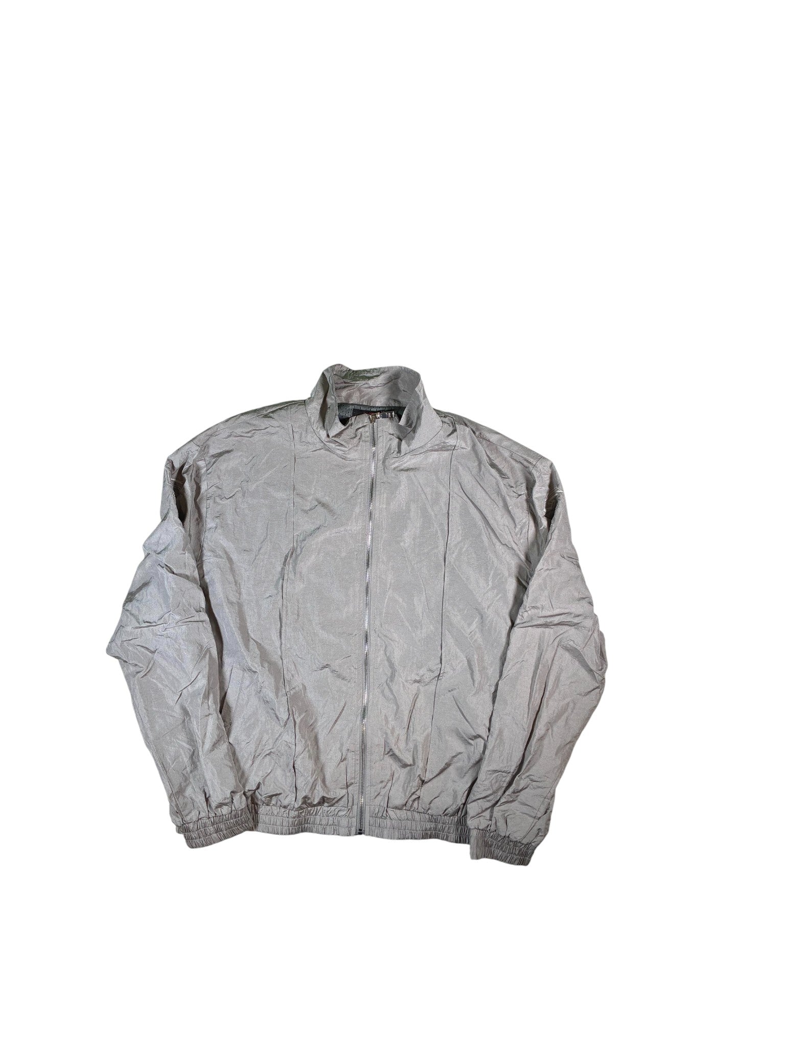 Lost Intricacy Zip Up Windbreaker Grey Jacket