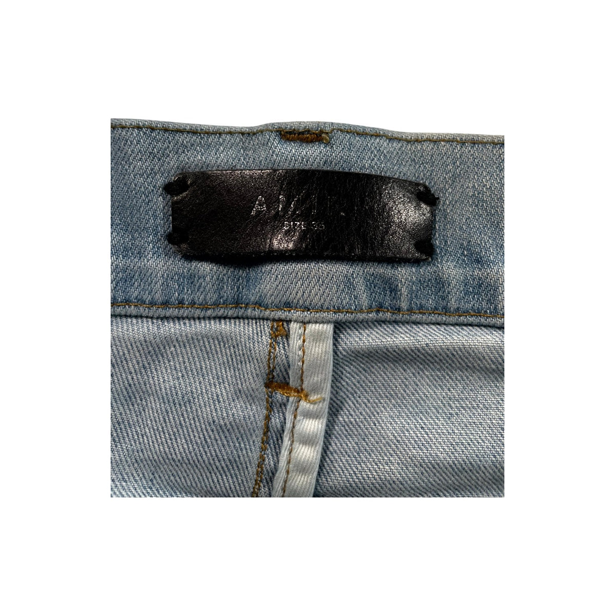 Amiri Wash Shotgun Black & Blue Jeans