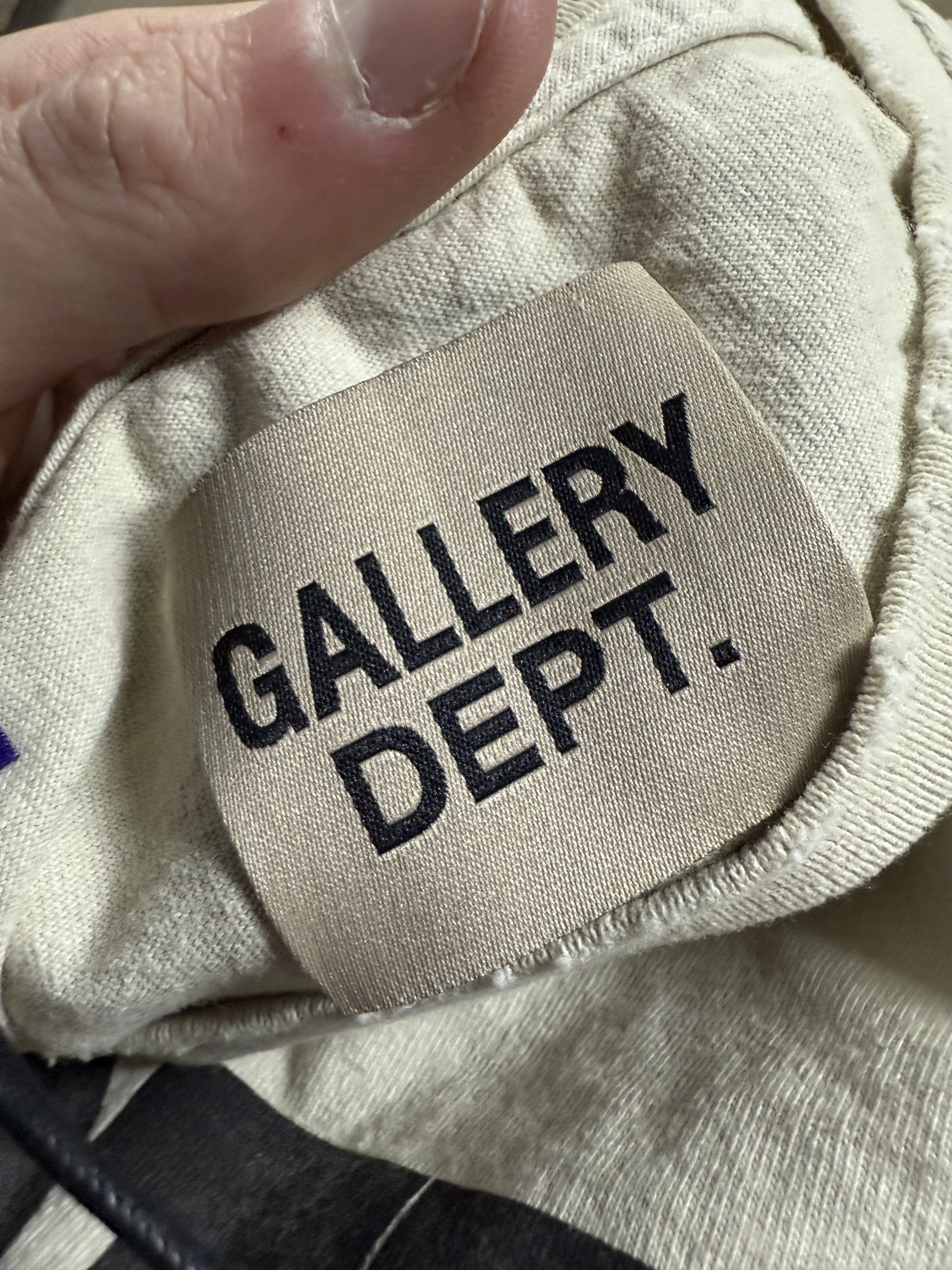 Gallery Dept Protect Yourself ATK Tee Cream Red New Small With Tags