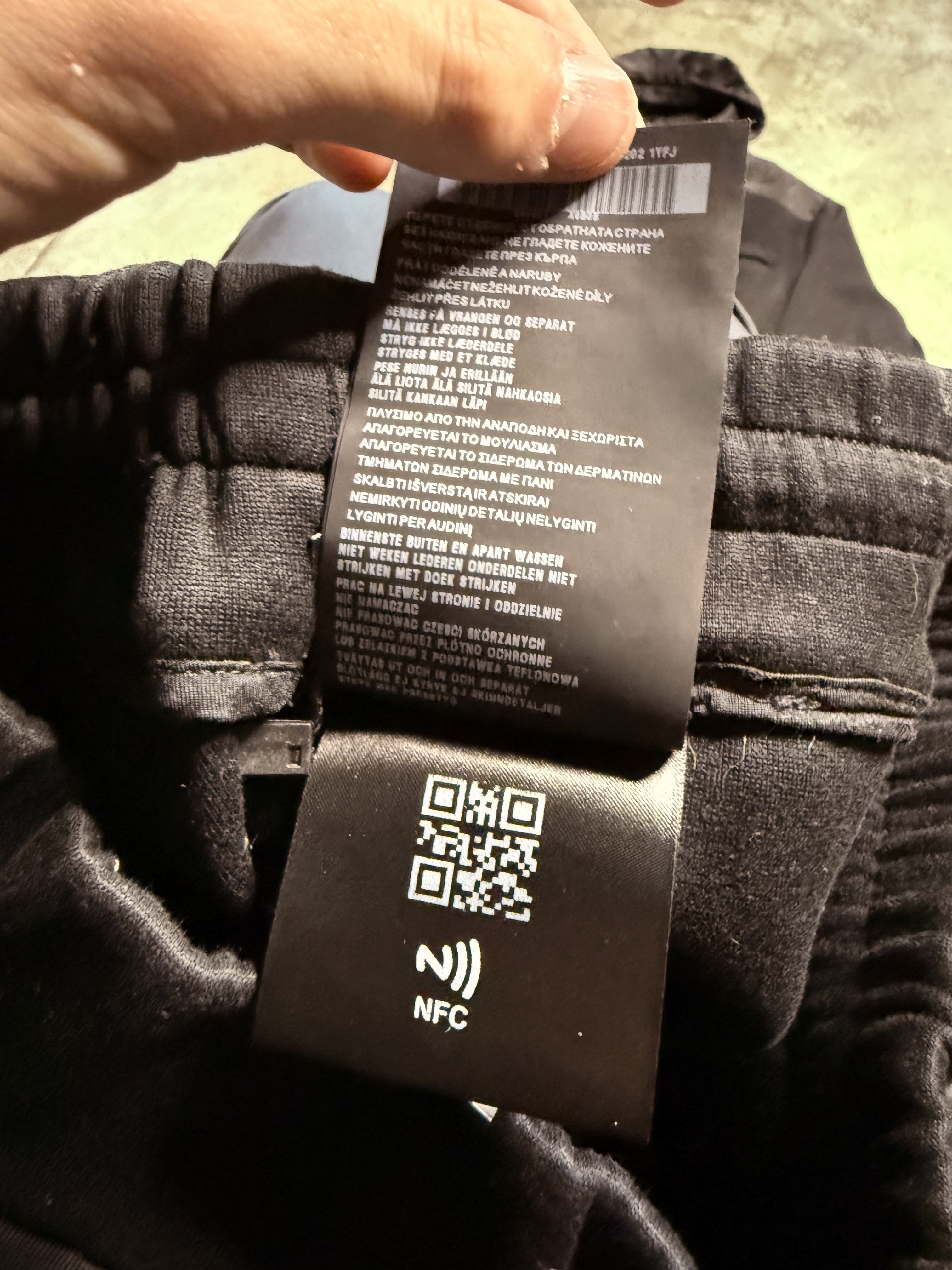 Prada Sweatsuit Black Nylon Used Medium