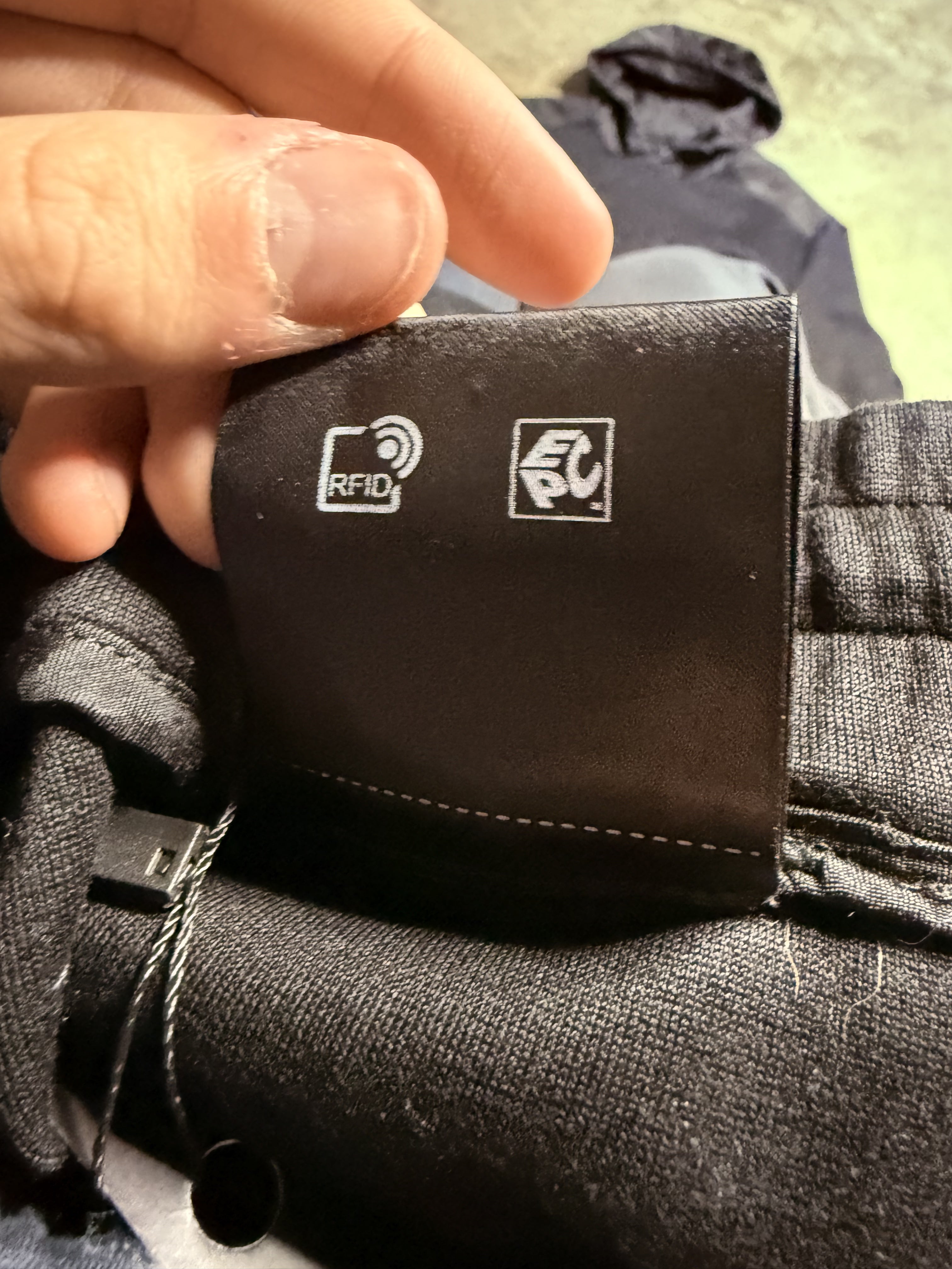 Prada Sweatsuit Black Nylon Used Medium