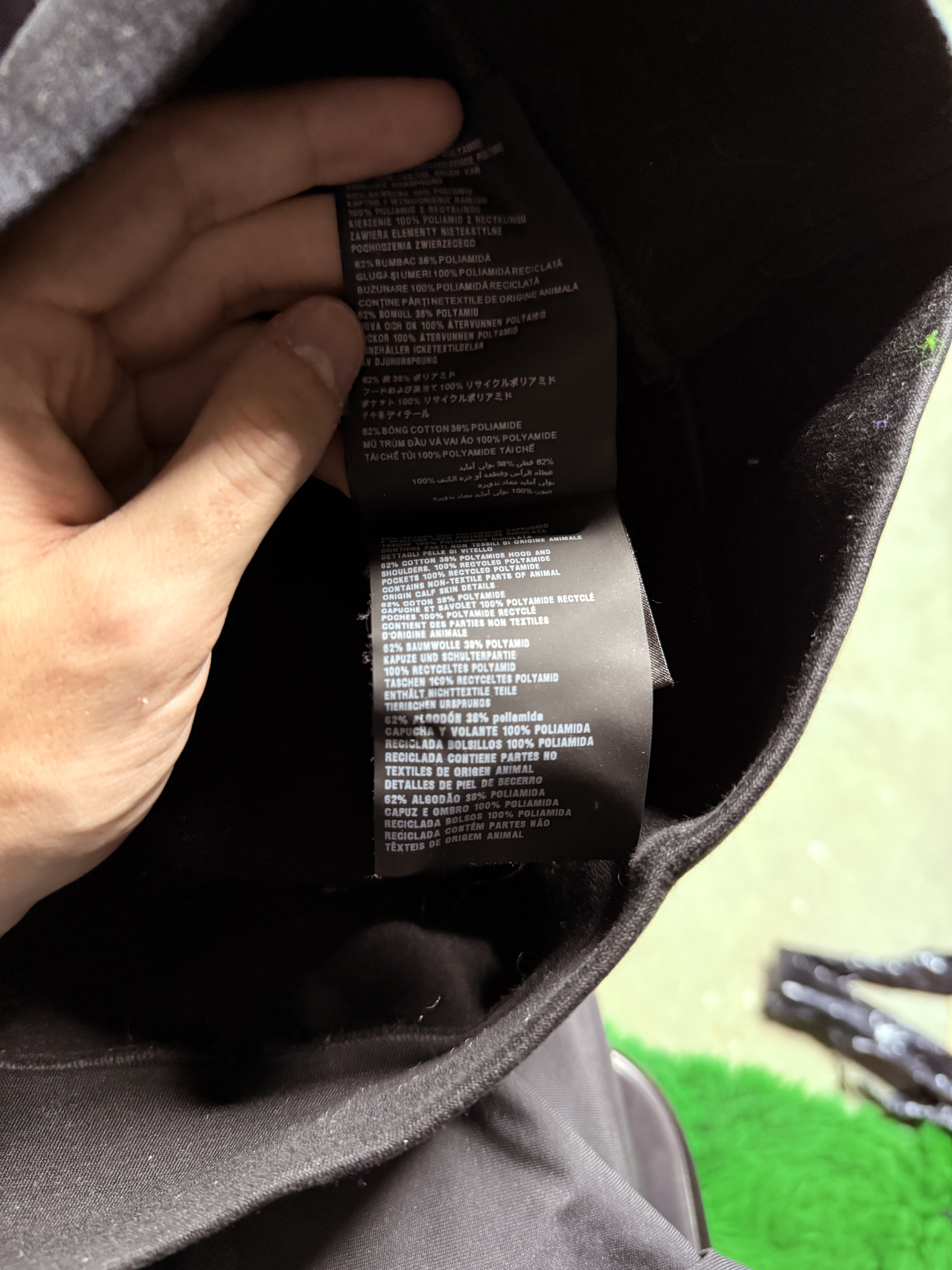 Prada Sweatsuit Black Nylon Used Medium