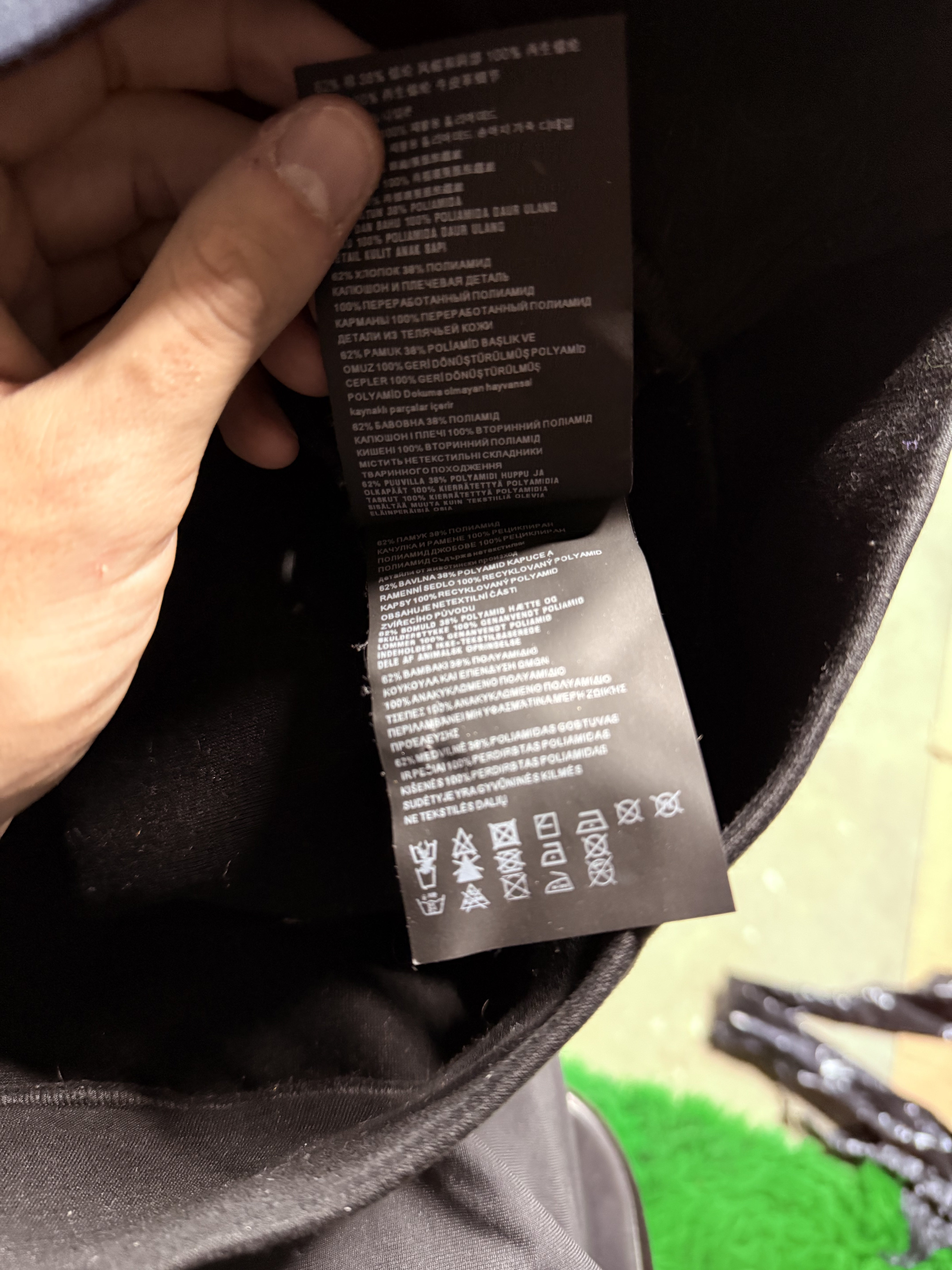 Prada Sweatsuit Black Nylon Used Medium