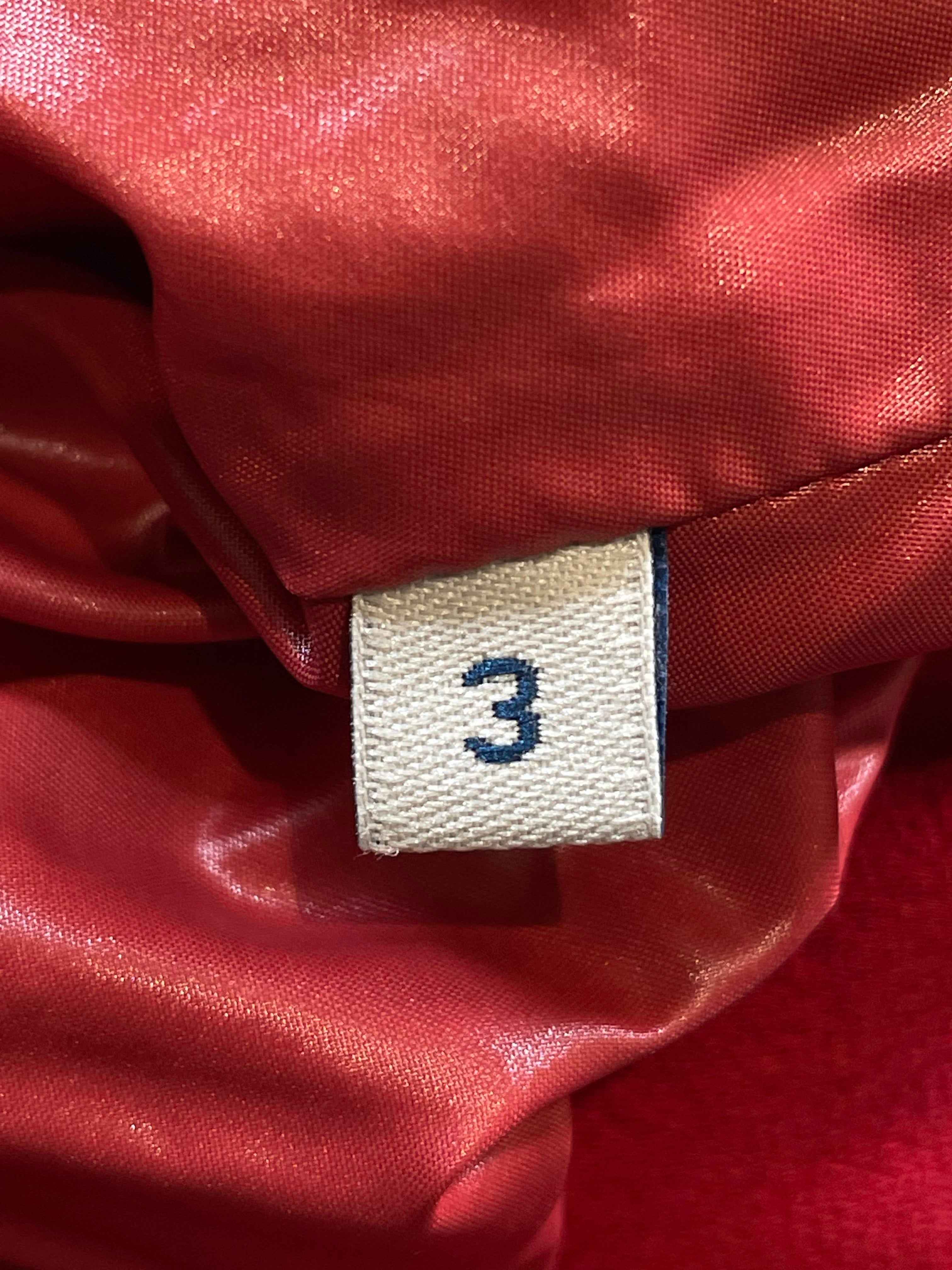 Moncler Satin Maya Red Jacket