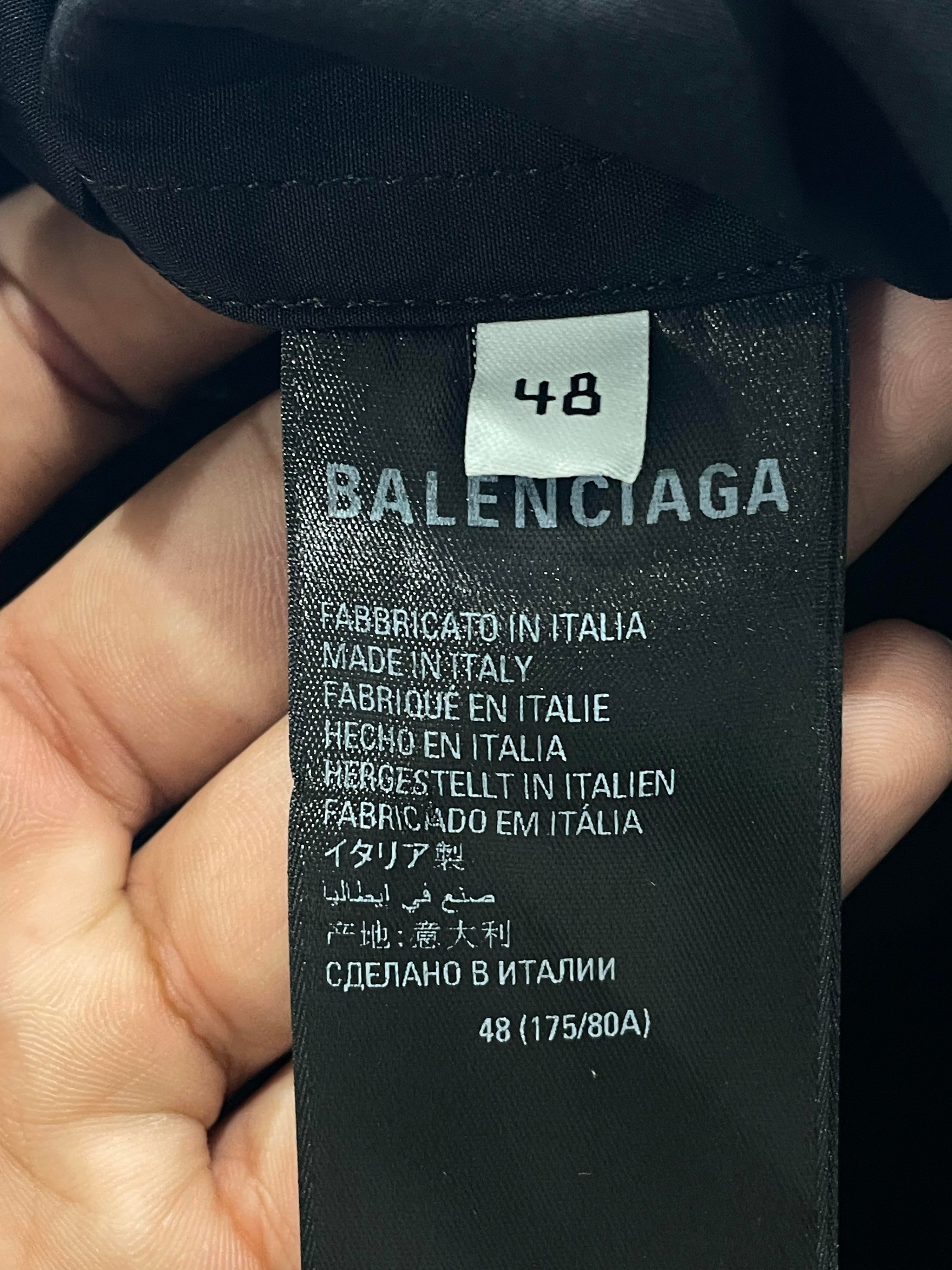 Balenciaga Black White Monogram Track Pants