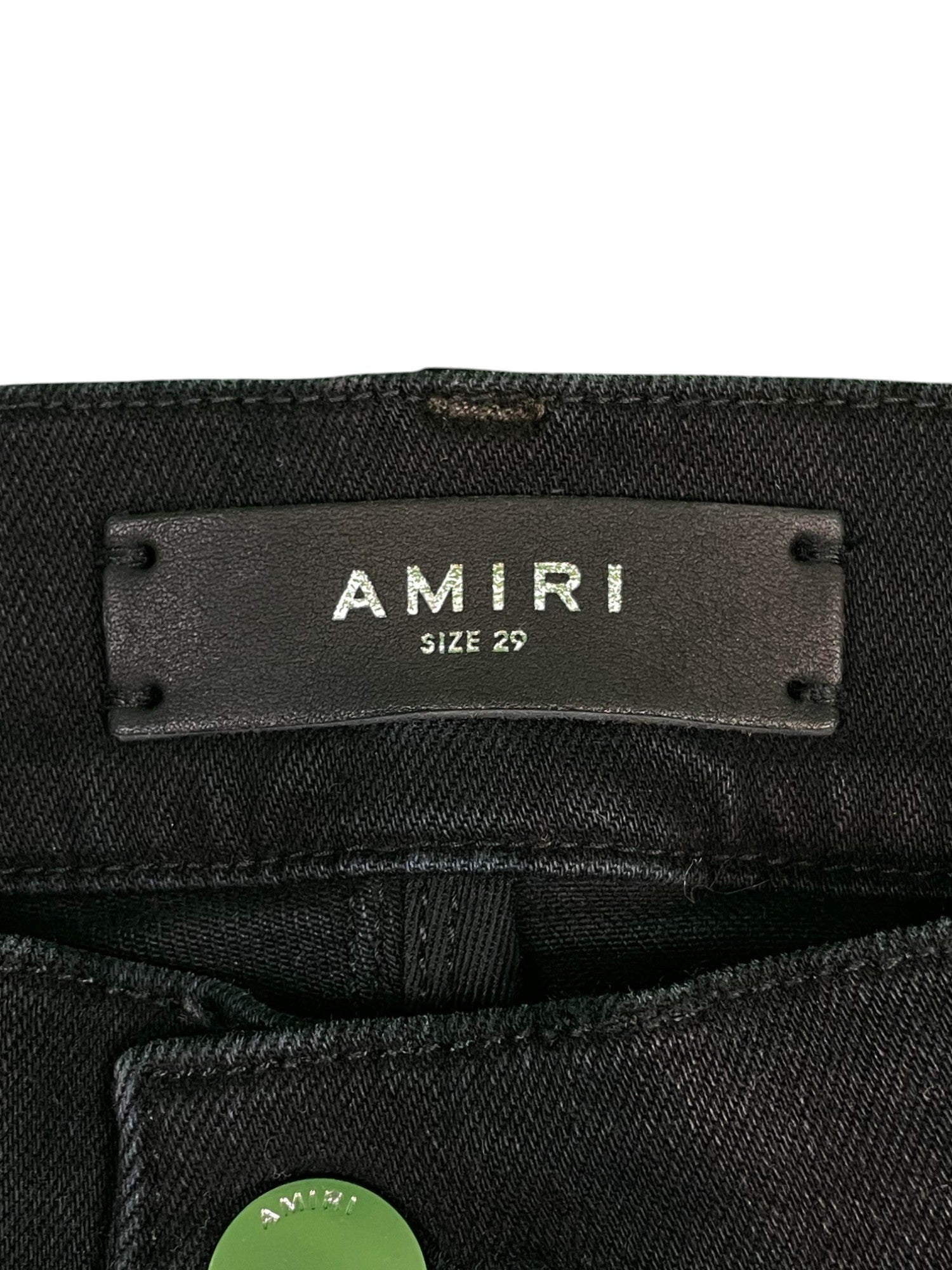 Amiri Thrasher Black Paint Splatter Jeans