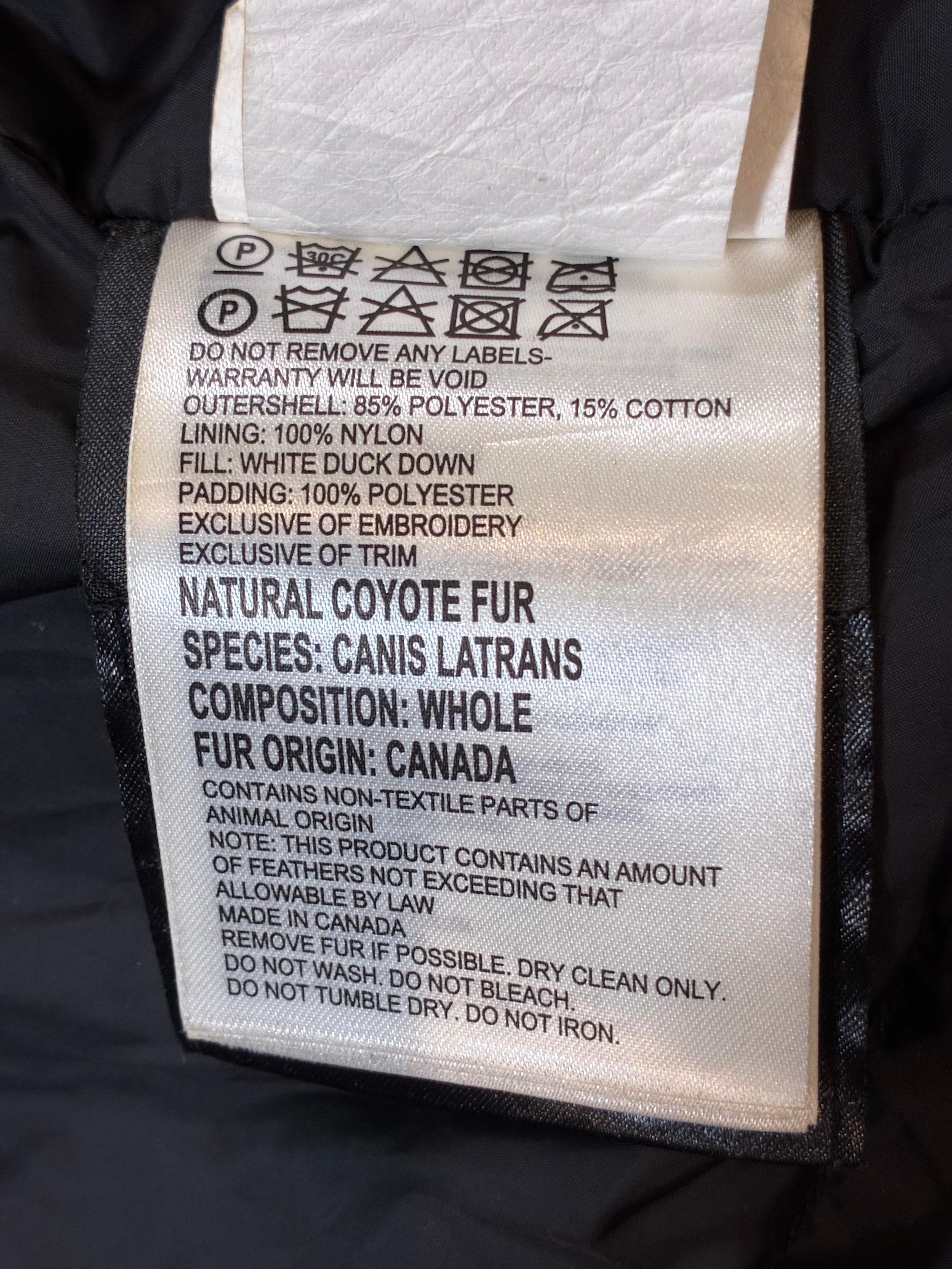 Canada Goose Olive Long Fur Parka Jacket