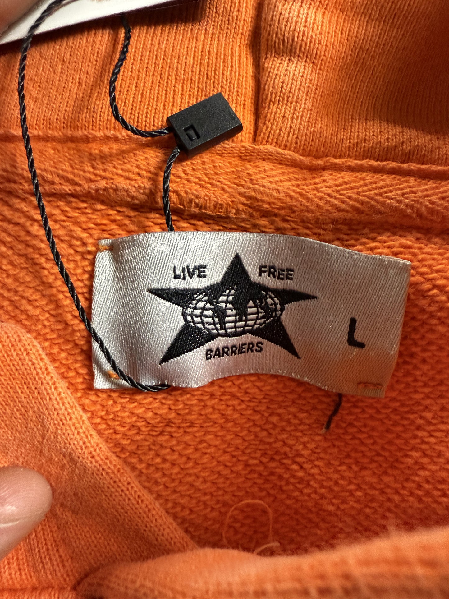 Barriers Hoodie Orange Used Large