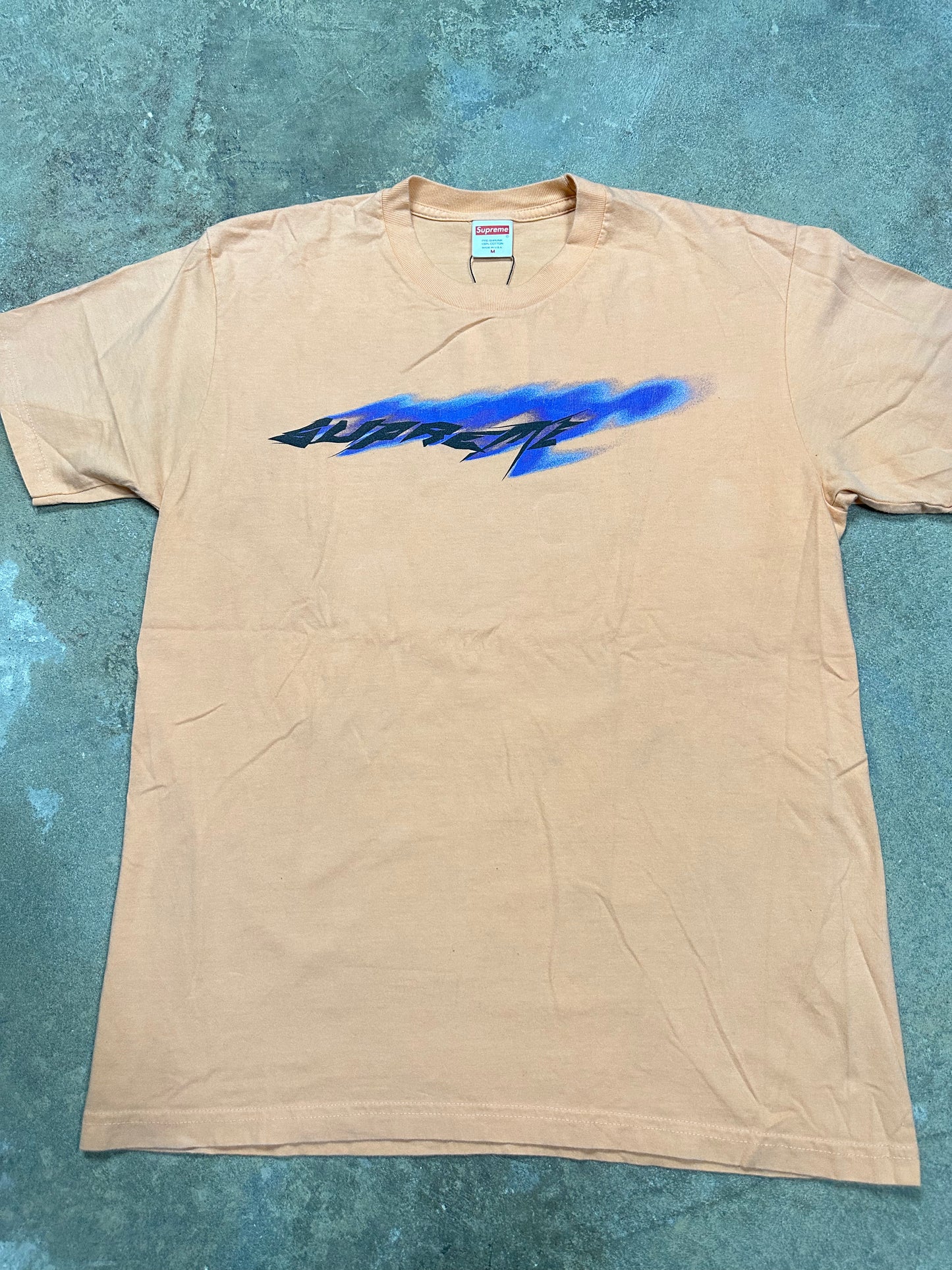 Supreme Futura Tee Peach Used Medium