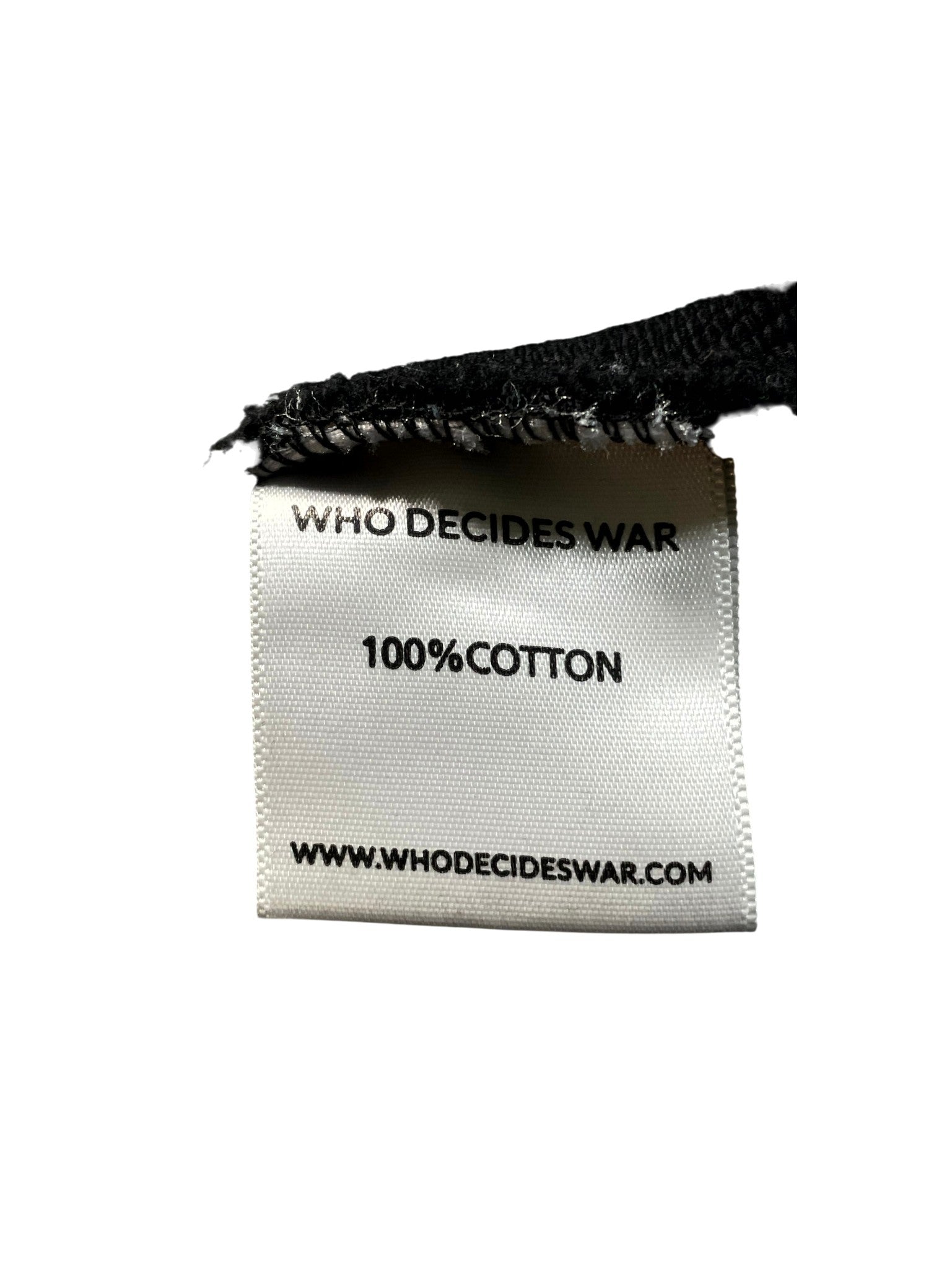 Who Decides War Stained Glass Black Hoodie