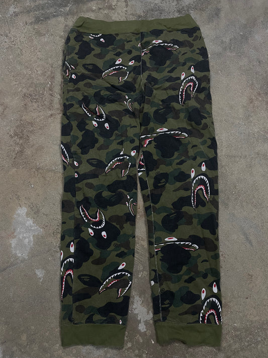 Bape Camo Sweats Used Large