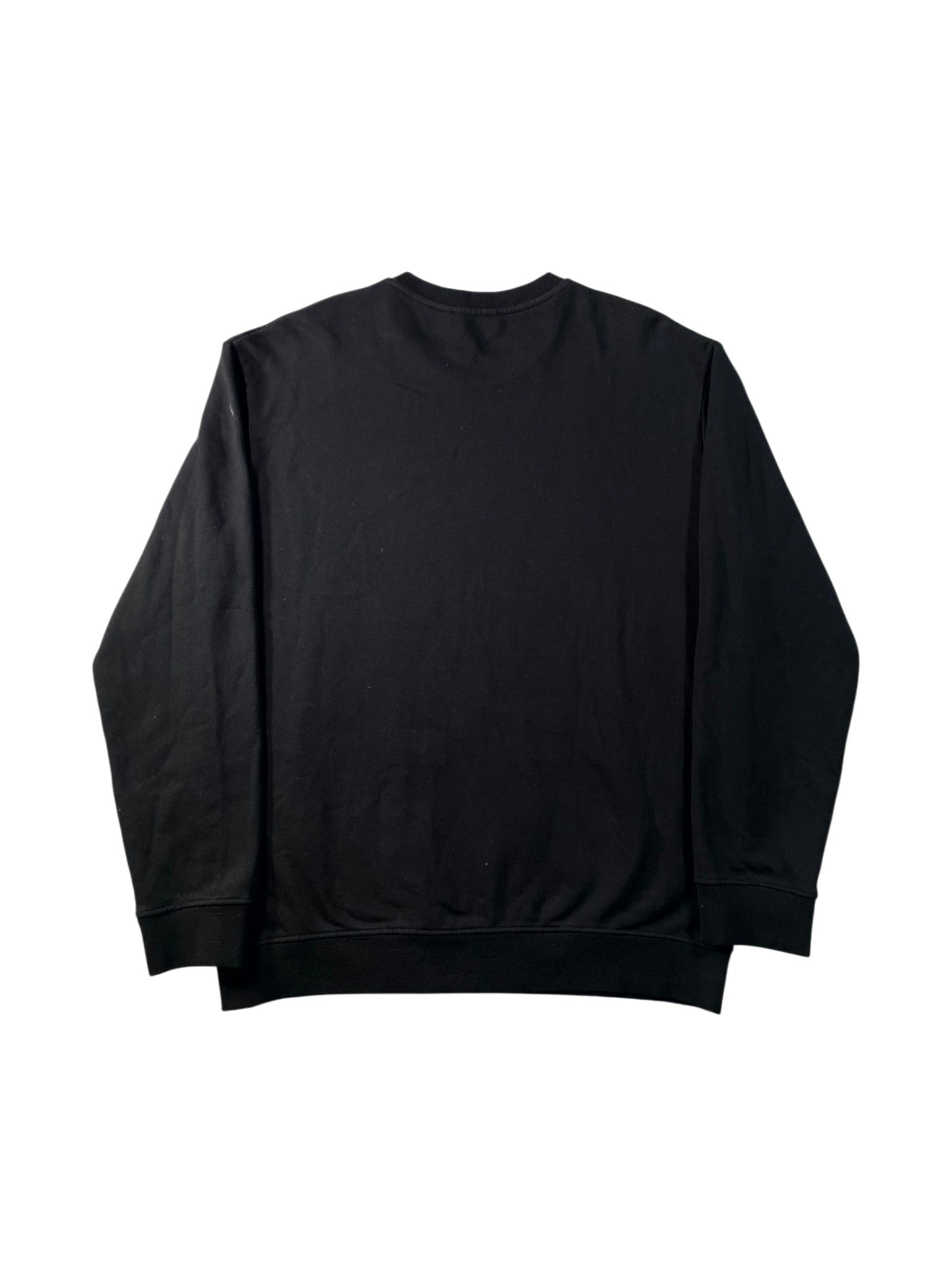 Givenchy Chest Logo Crewneck Black & Silver Sweatshirt
