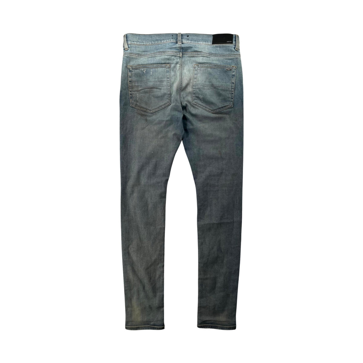 Amiri Paisley Thrasher Patch Light Wash, Tan, Olive & Brown Jeans