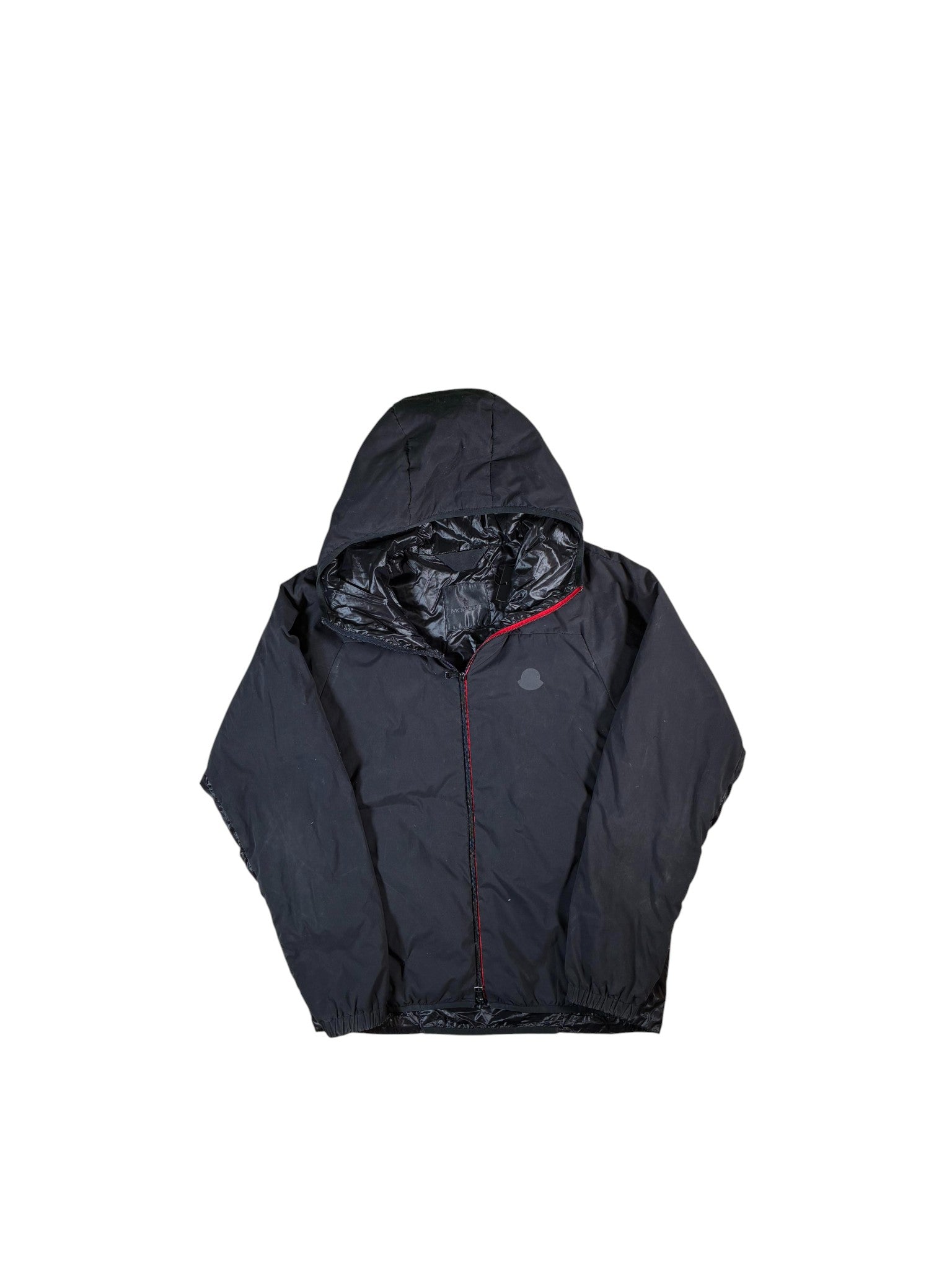 Moncler Tonal Thin Black Puffer Jacket